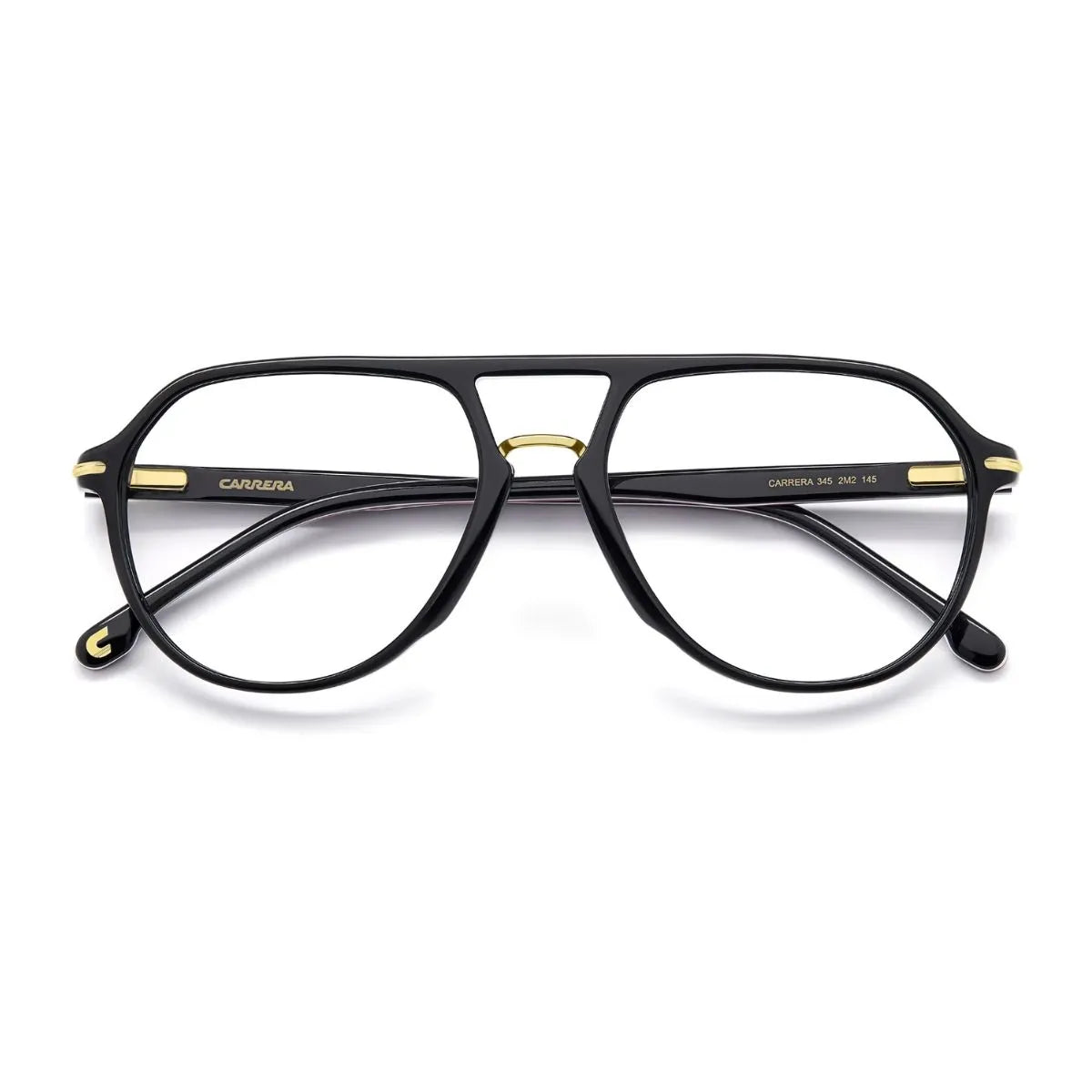 Stylish Carrera 345 2M2 black full frame men's eyeglasses | Optorium India