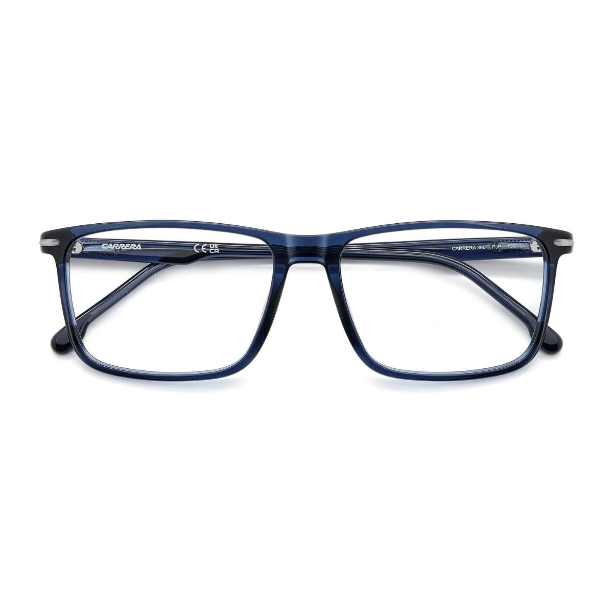 Stylish Carrera glasses 396 PJP transparent blue full frame glasses at Optorium