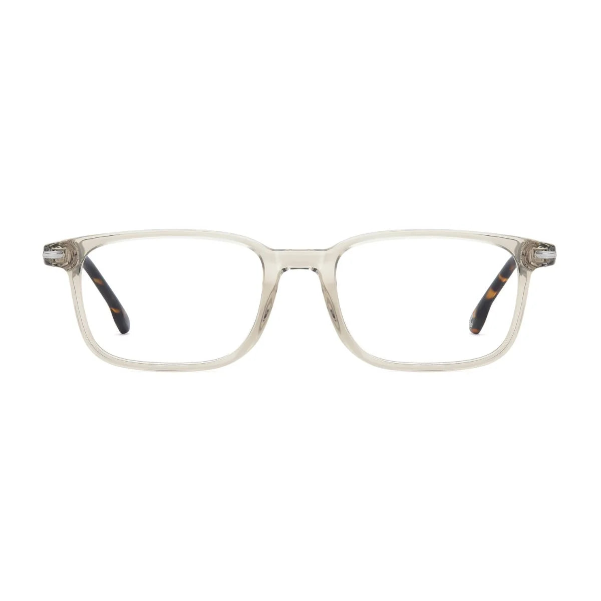 Stylish Carrera 397 XNZ optical eyewear with transparent acetate front