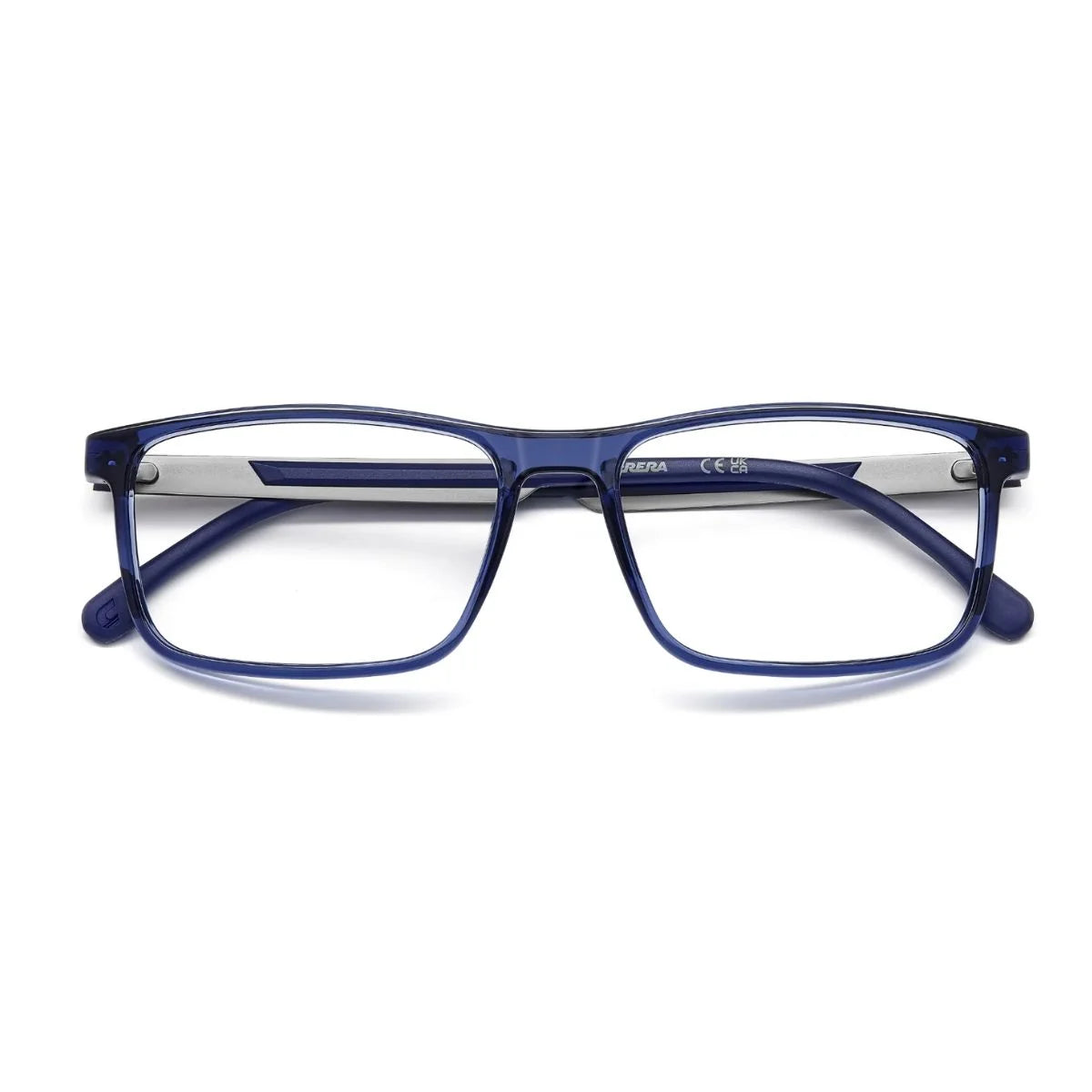 Premium Carrera 382 OIT optical frames featuring contrasting red temples