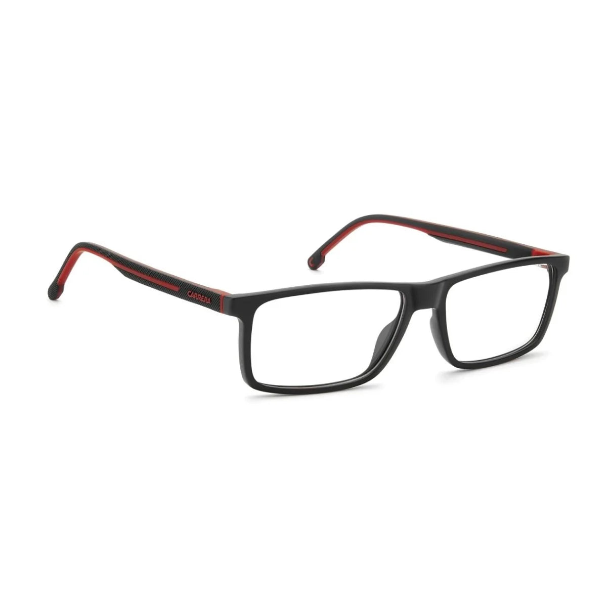 Carrera 8929 BLX rectangular frames with signature red Carrera logo