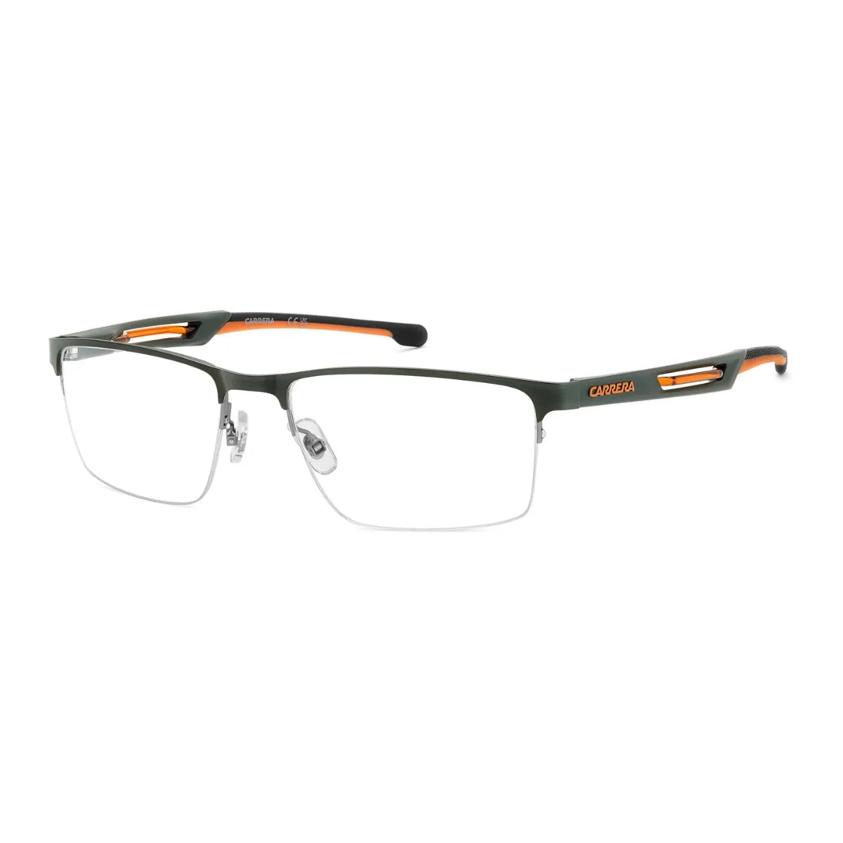 Carrera 8939 MFK orange and black temple eyeglasses at Optorium India