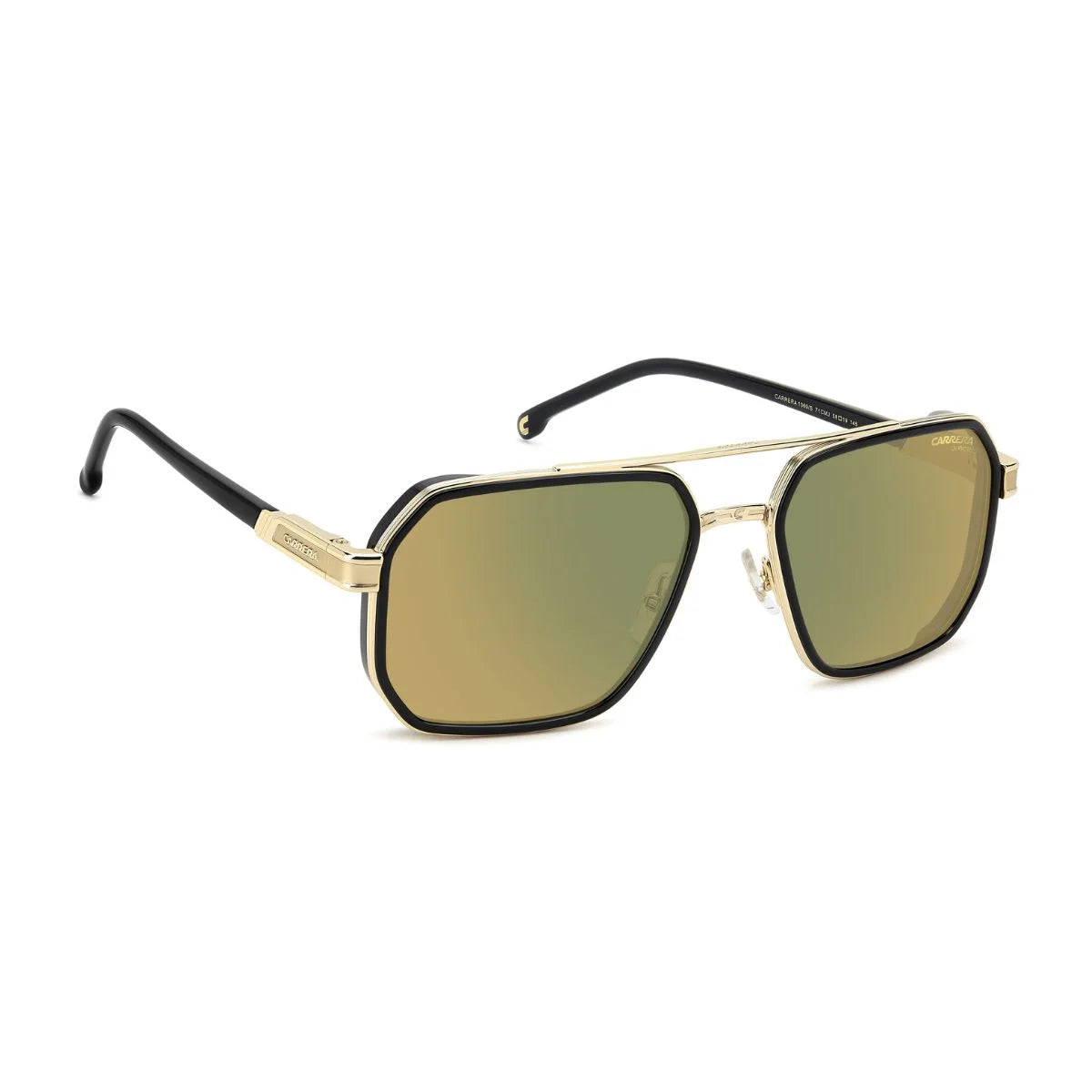 Distinctive Carrera 1069/S 71CMJ geometric sunglasses with double bridge