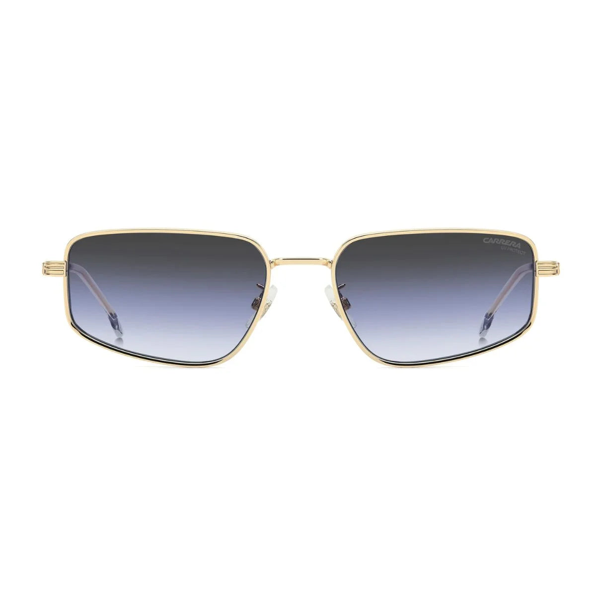 Introducing Carrera 3087/S J5GGB gold rectangular sunglasses with grey lenses