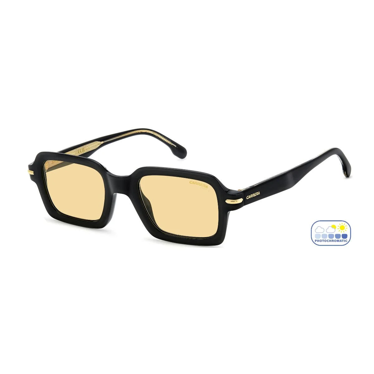 Featuring Carrera 358/S 71CUK men’s sunglasses with photochromic yellow lenses