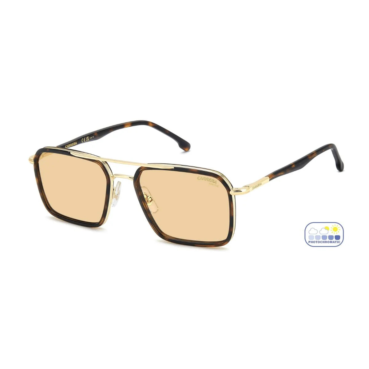 Carrera 362/S 2IKQ6 Havana sunglasses with anti-reflective photochromic lenses