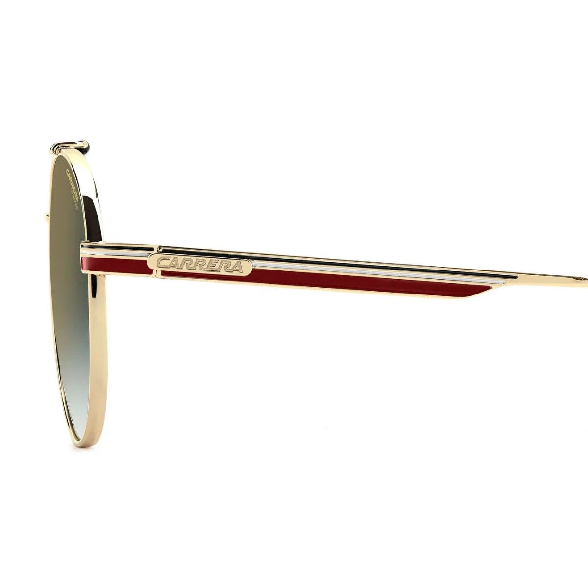 Classic Carrera 381/S W3JD6 round sunglasses with green gold-mirror lenses 