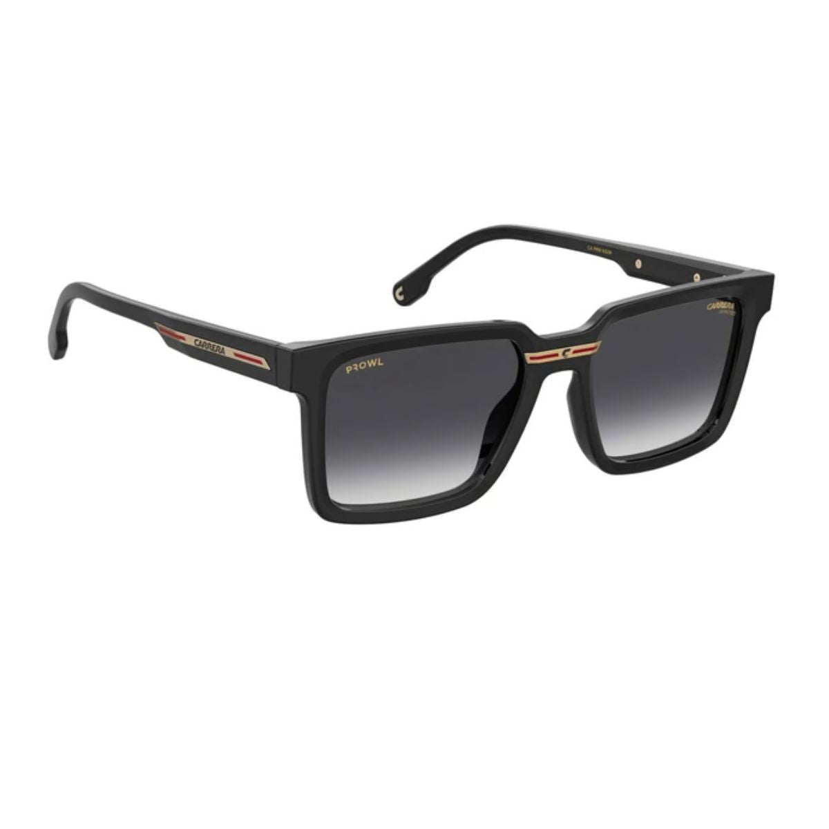 "Comfortable Carrera PRW 6/S/IN 8079O square sunglasses with grey gradient lenses, find at Optorium."