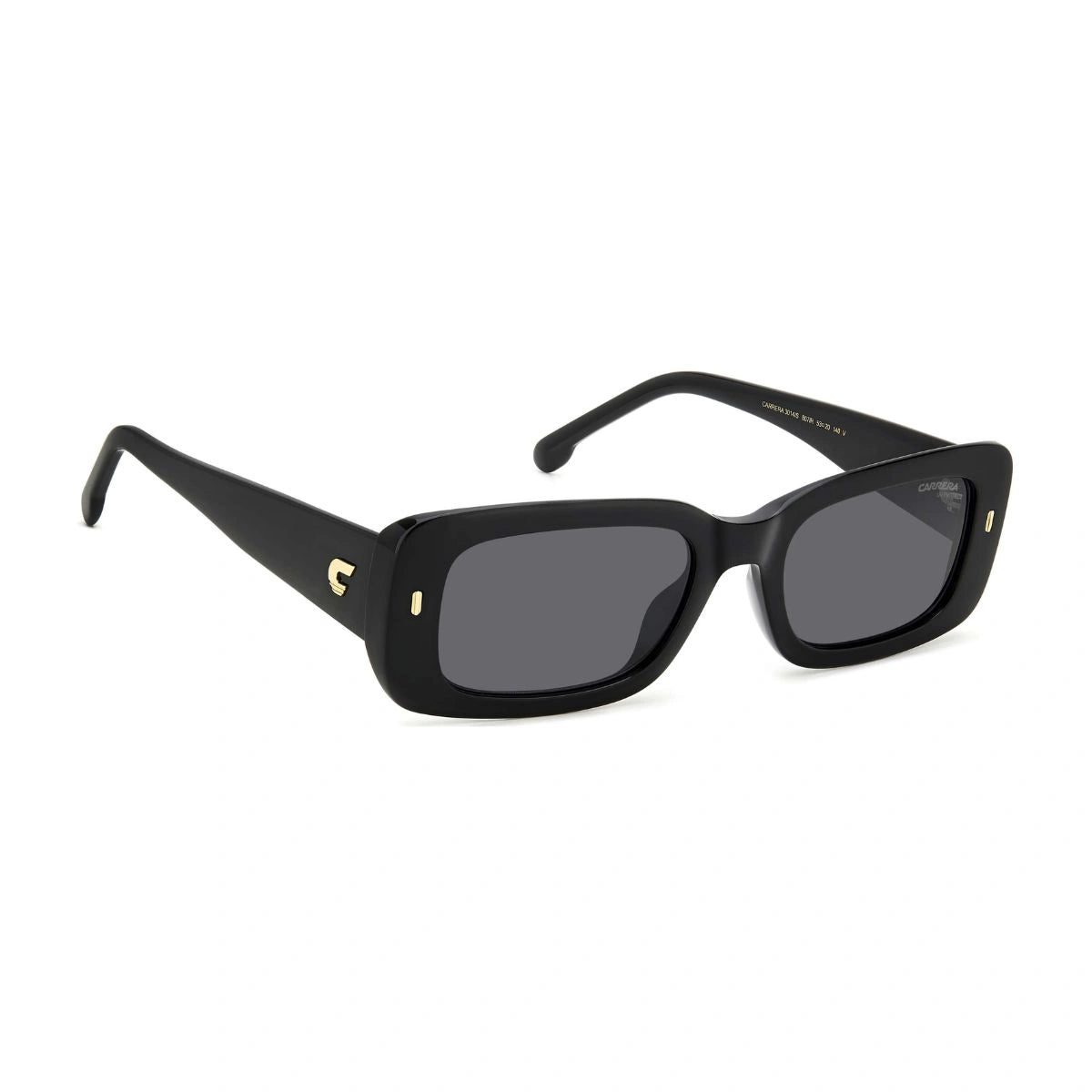 Carrera women luxury eyewear with gold C logo temples