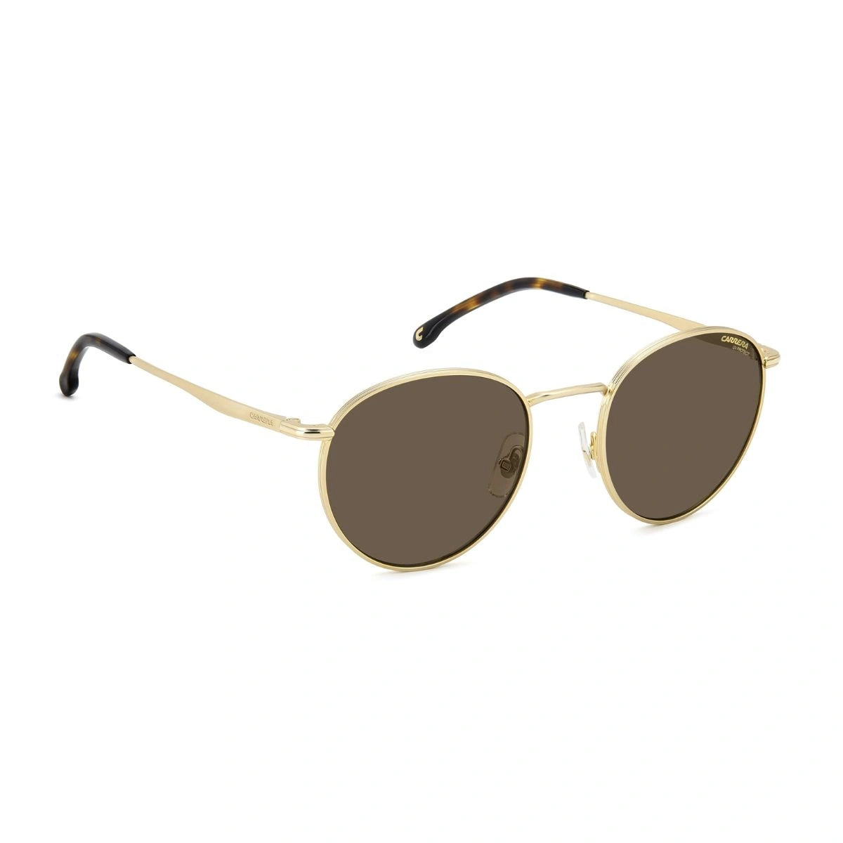 Men’s Carrera vintage round eyewear with Havana temple tips