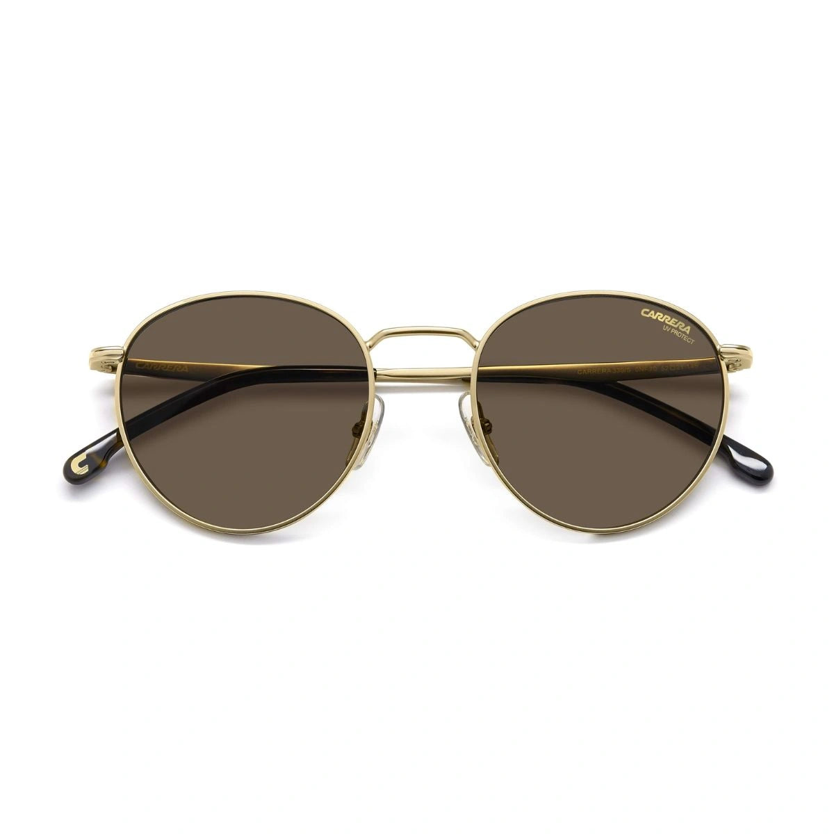 Authentic Carrera designer sunglasses with gold temple detail