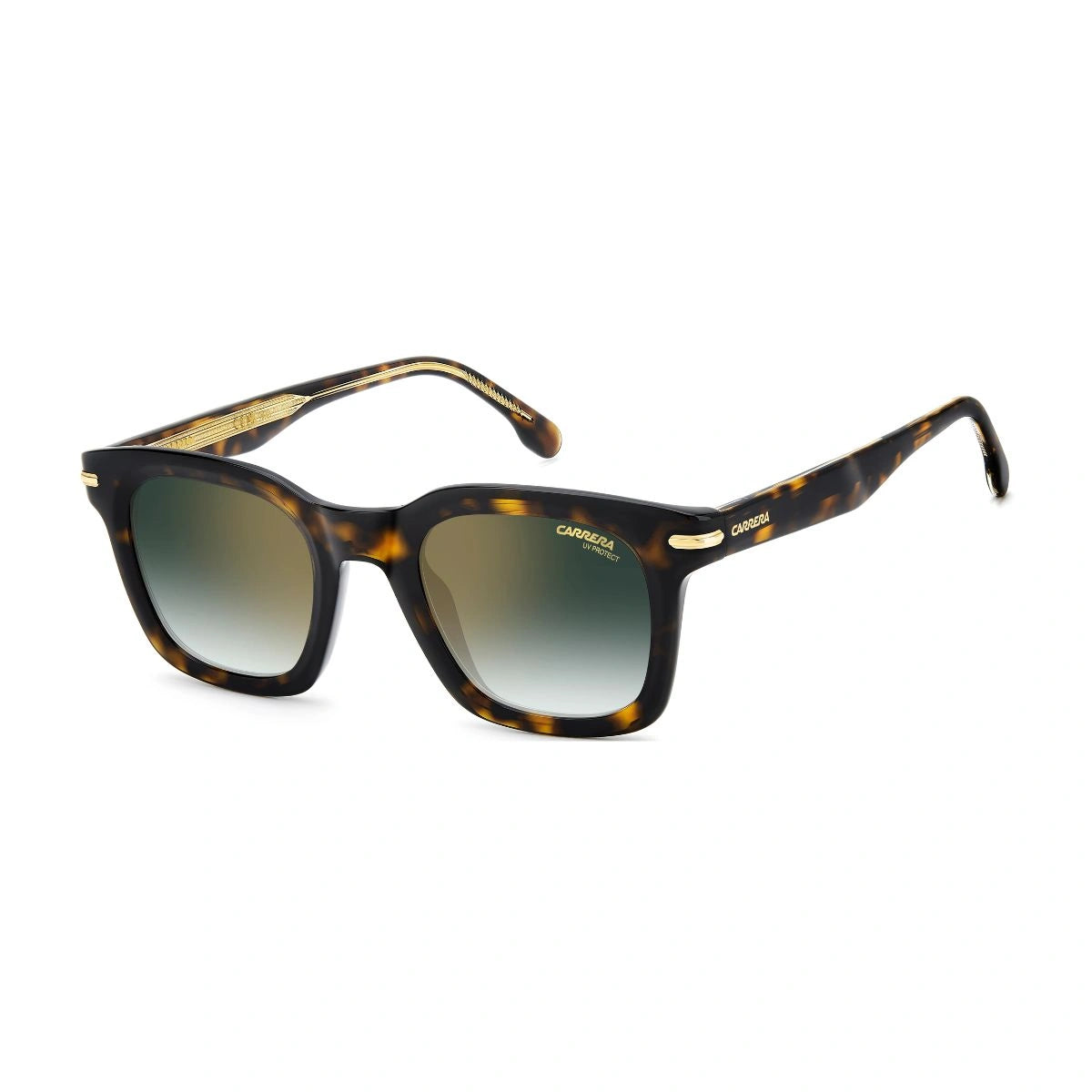 Luxury Carrera Green Gold Mirror Lens Designer Eyewear