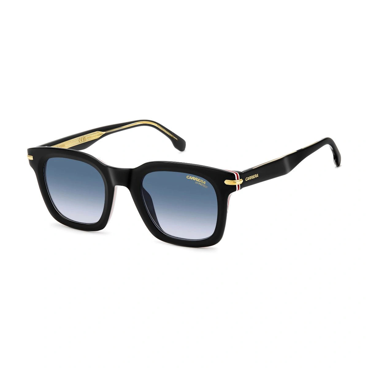 Carrera Glossy Black Designer Sunglasses Premium Style