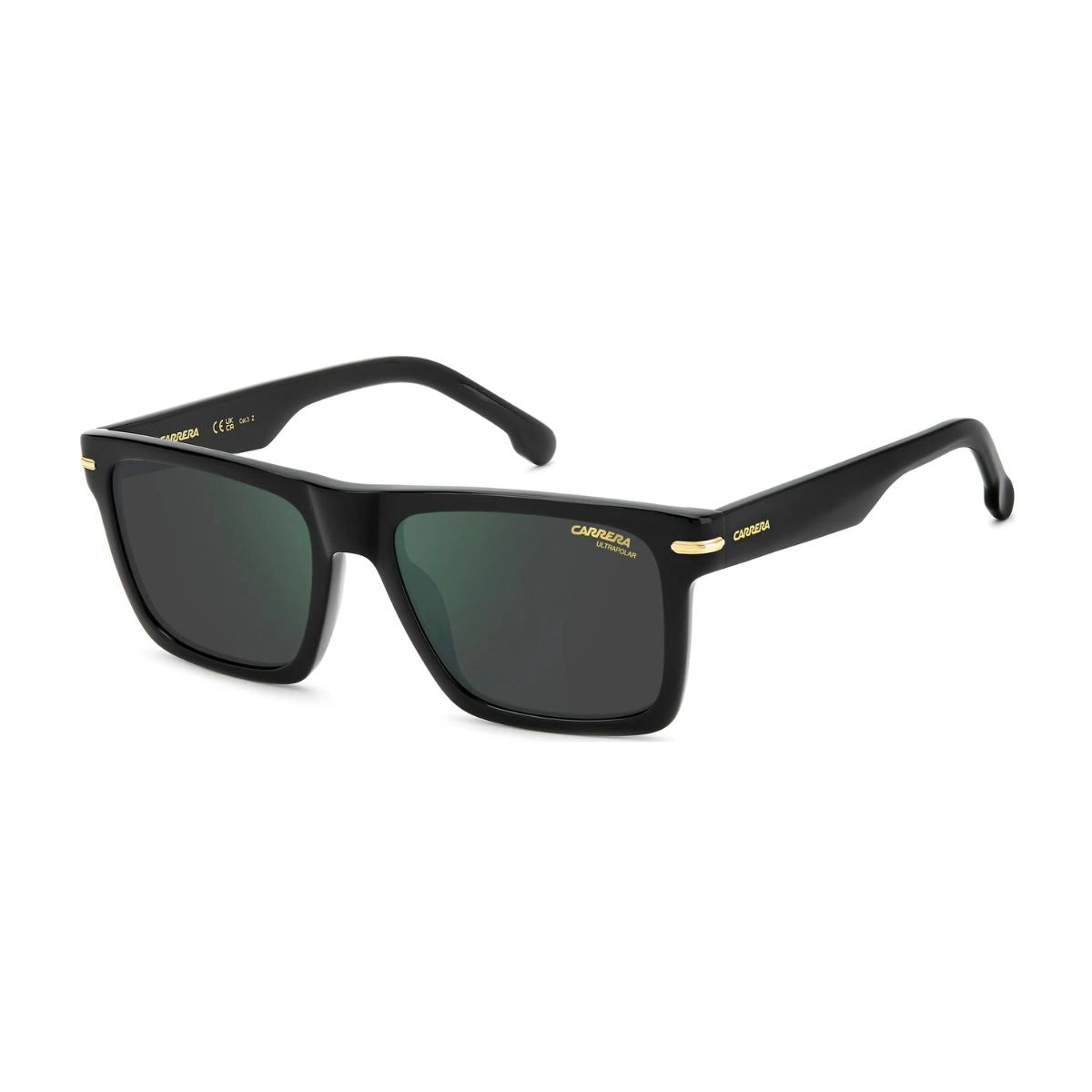 Authentic Carrera Black Frame Polarized Sunglasses Men