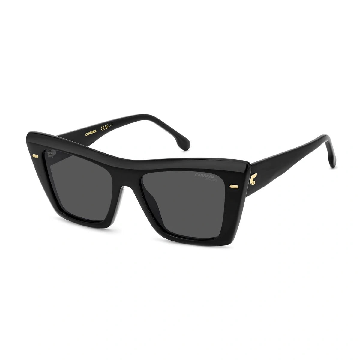 Authentic Carrera 3046/S unisex fashion sunglasses in black acetate