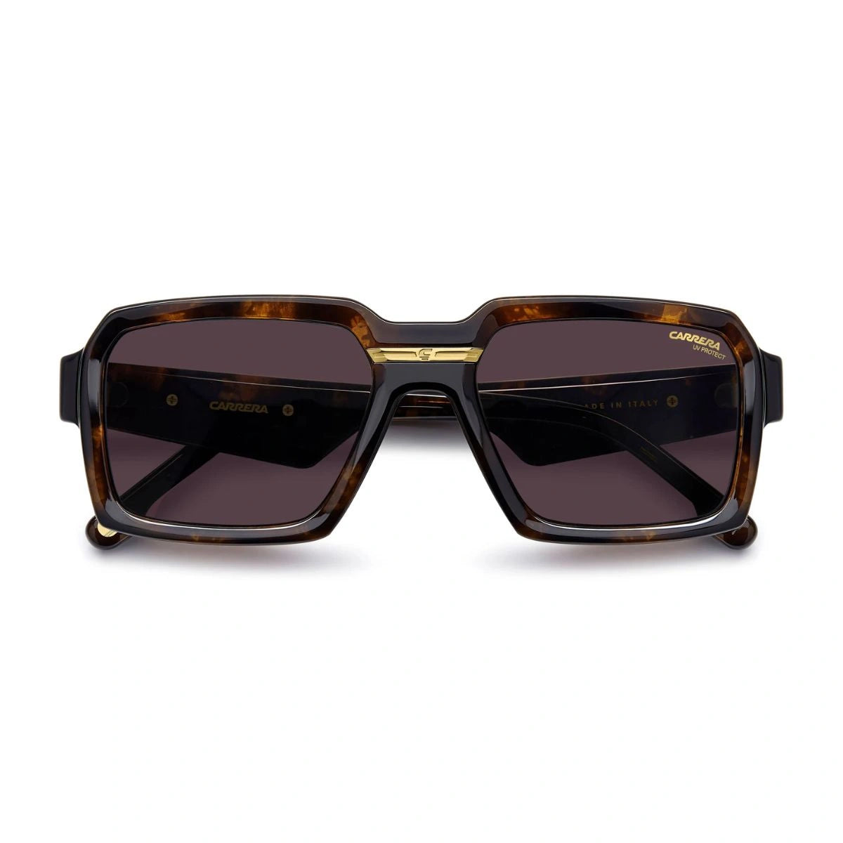 Carrera Luxury Square Goggles With Gold Logo Temples
