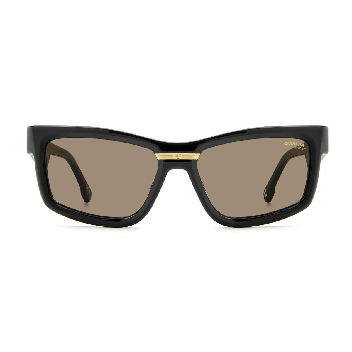 Carrera Victory C 21/S luxury black sunglasses with brown UV lenses