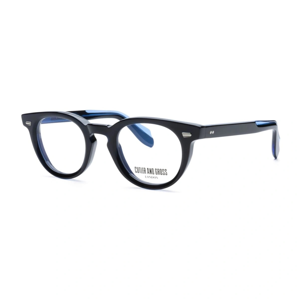 Authentic Cutler & Gross round designer eyeglasses for unisex wear