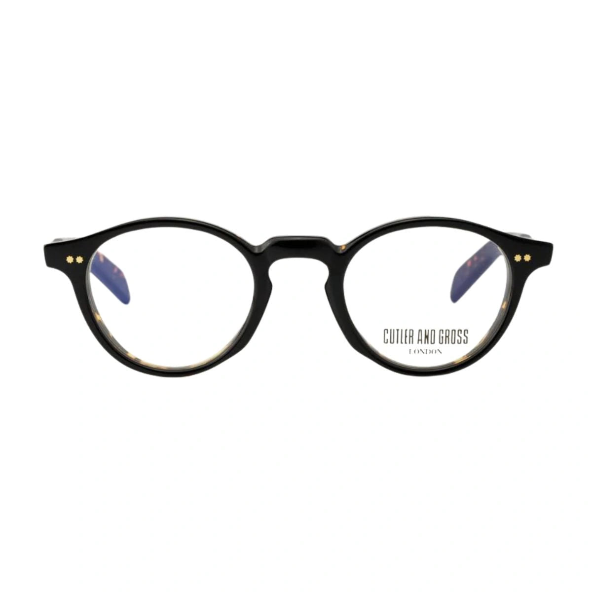 Cutler & Gross CGOP GR04 01 round Havana tortoise designer eyeglasses