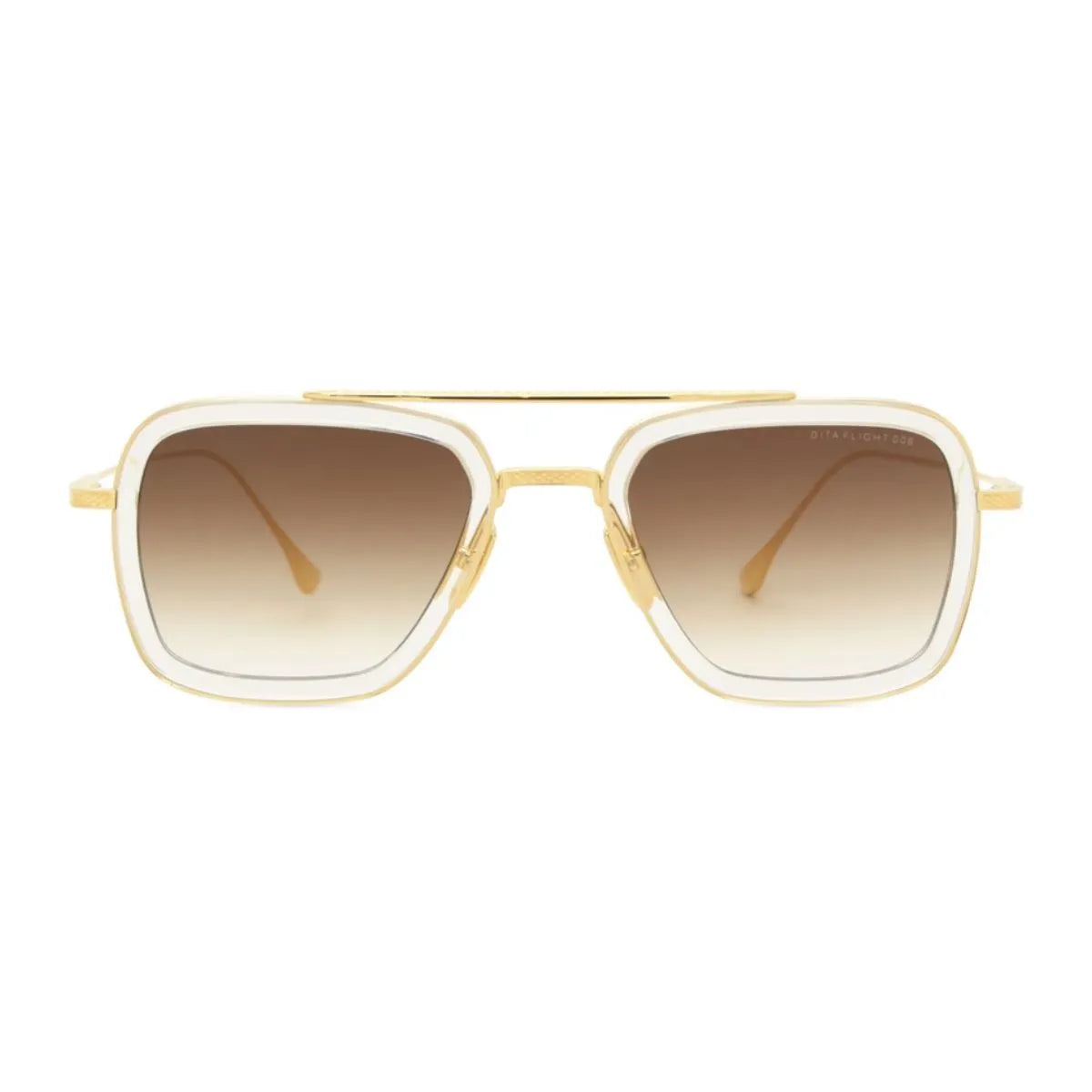 Dita Flight 006 7806-L-CLR-GLD-52 brown gradient sunglasses at Optorium