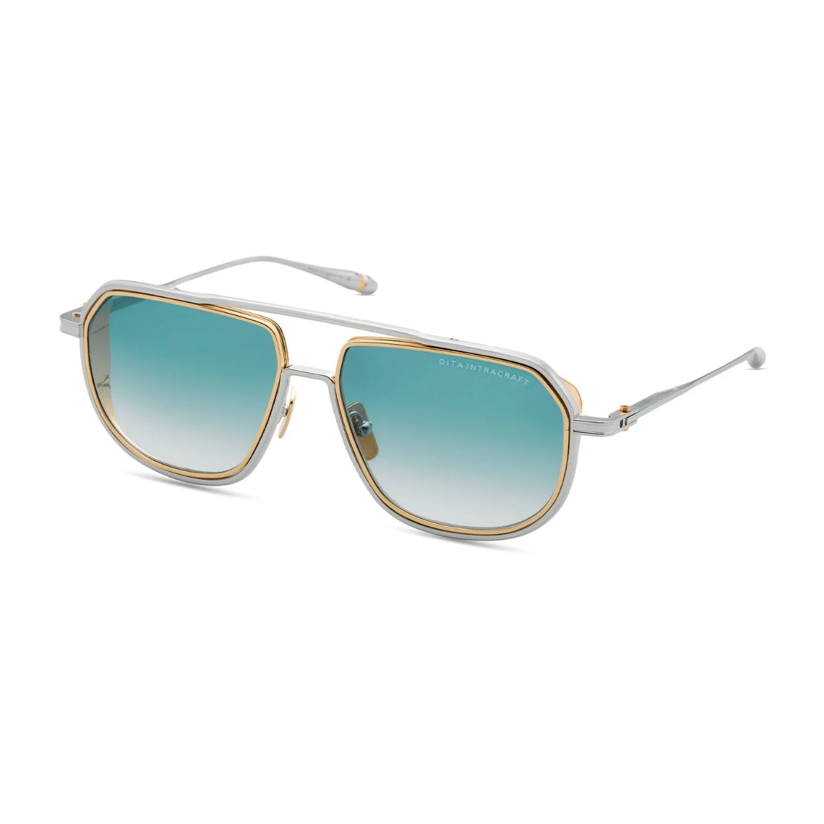 "Luxury Dita Intracraft Gold Color Sunglasses with UV Protection | Optorium"