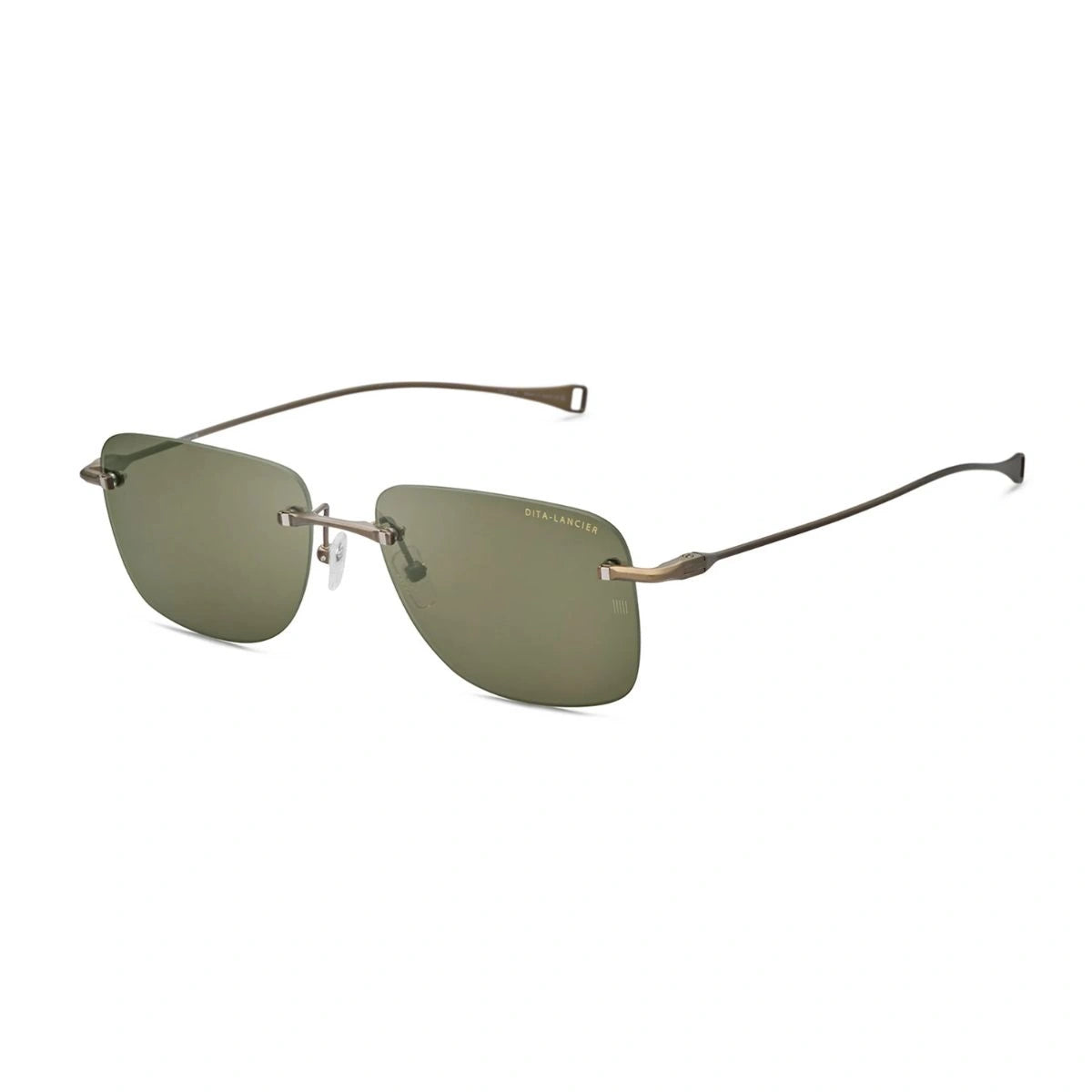Explore DITA DLS119-A-02 titanium green lens square sunglasses for women India