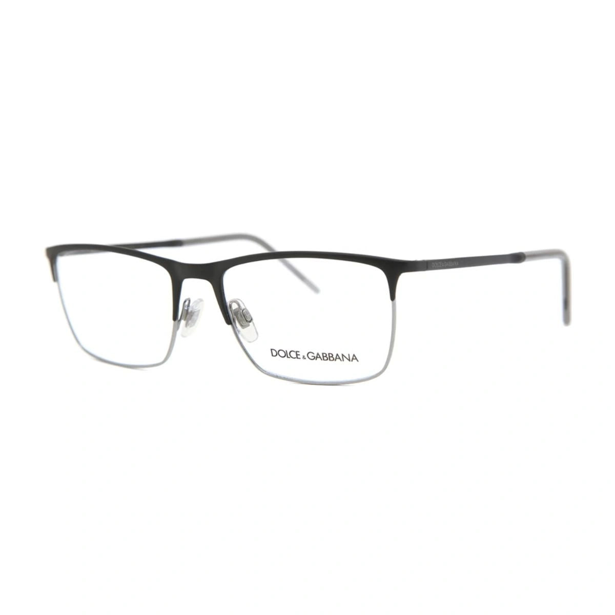 DG1309 1277 matte black metal optical frame front view