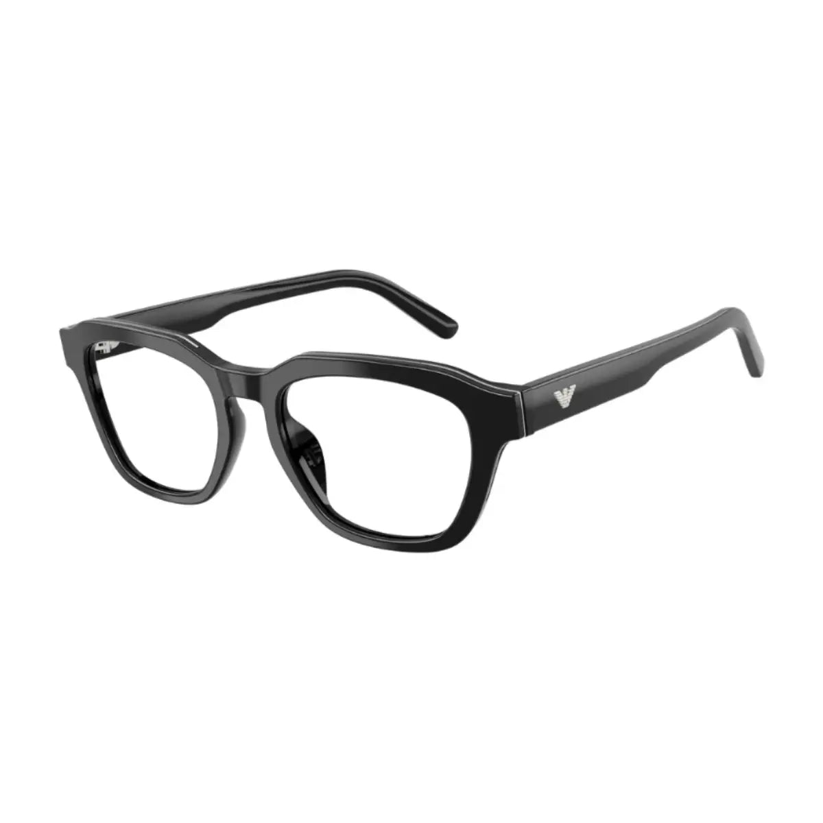 Emporio Armani stylish black eyeglasses for men at Optorium India