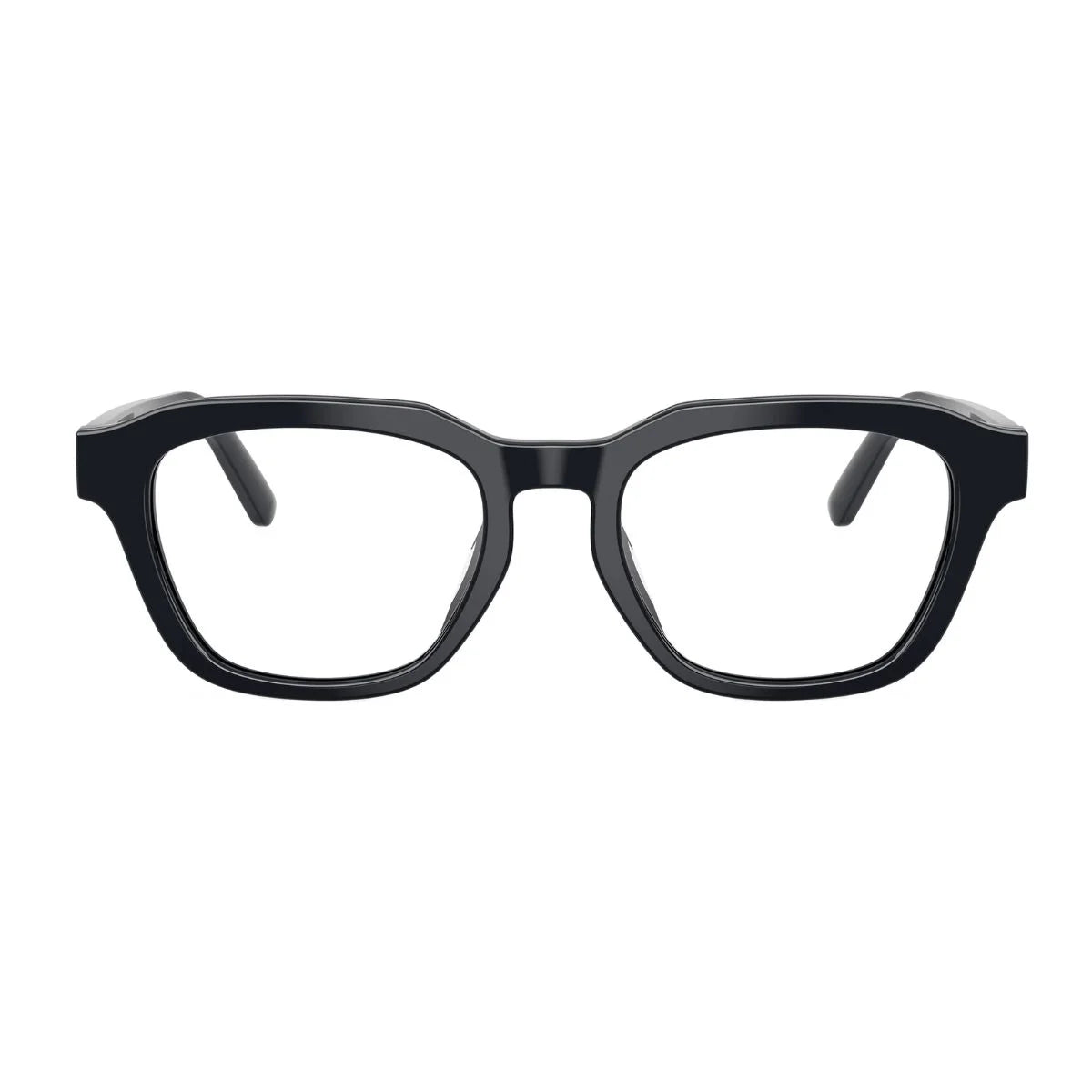 Emporio Armani EA3291U 6457 geometric acetate eyeglasses in shiny blue
