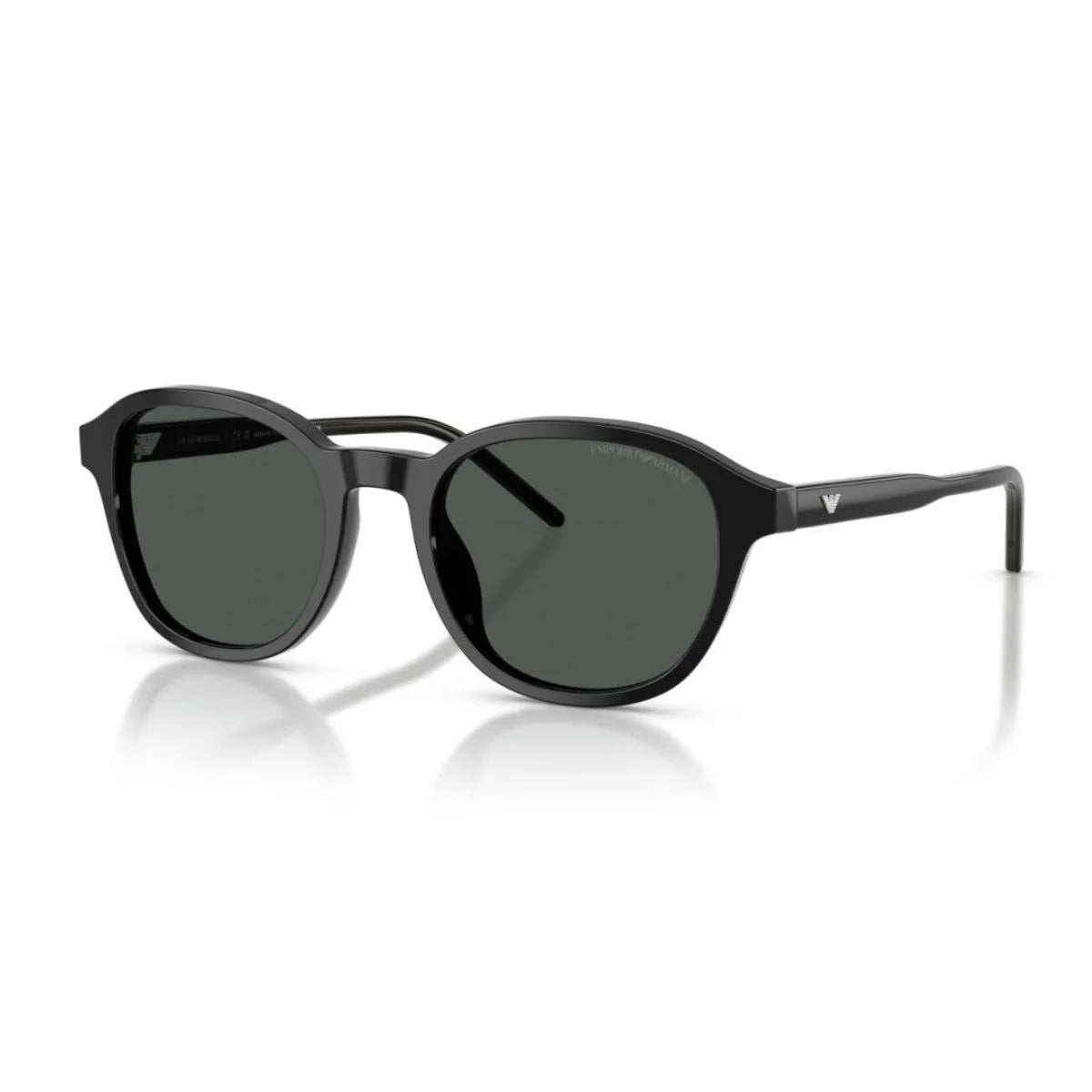 Glossy black acetate Emporio Armani EA4247U sunglasses with UV400 lenses