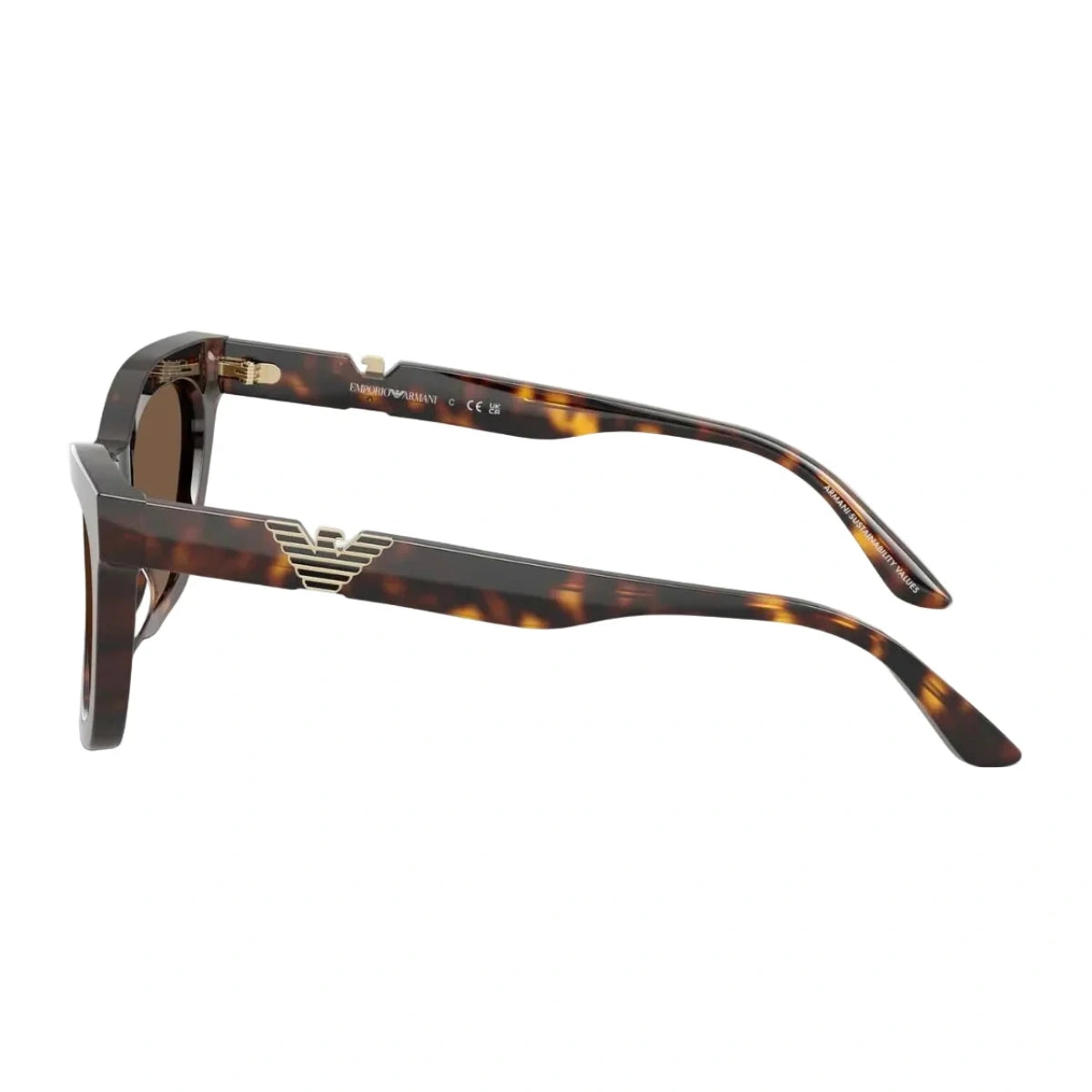 Emporio Armani EA 4259U made in Italy designer sunglasses in Havana colour
