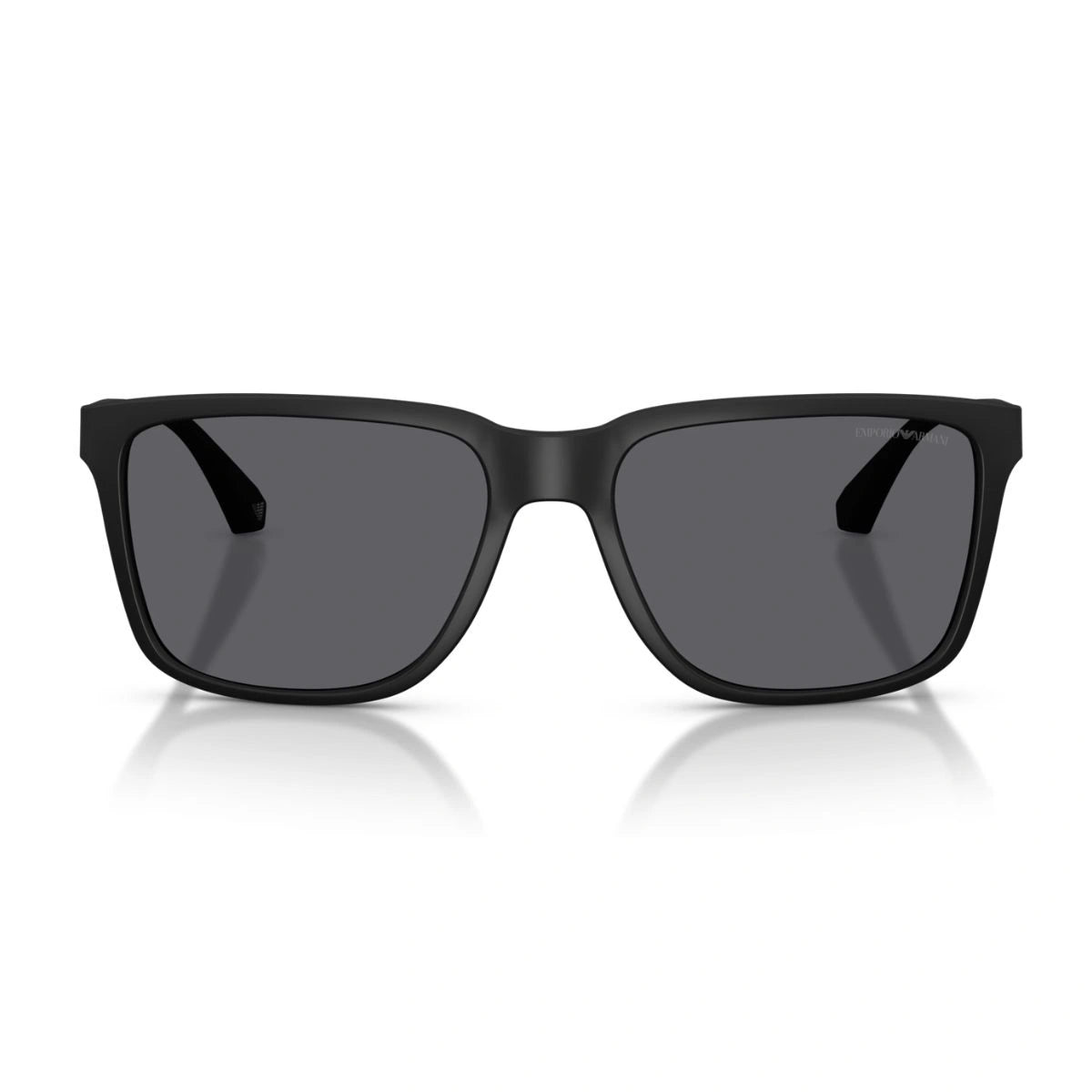 Emporio Armani EA4047 polarized square sunglasses front view