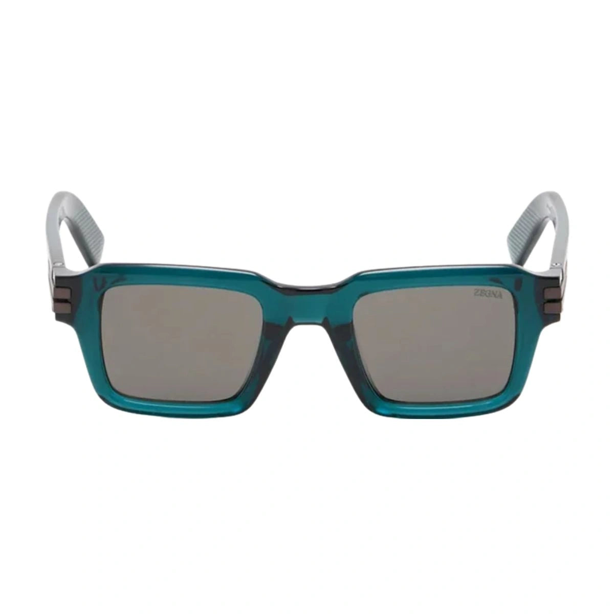 Introducing ZEGNA EZ0283 96D dark green square polarized sunglasses