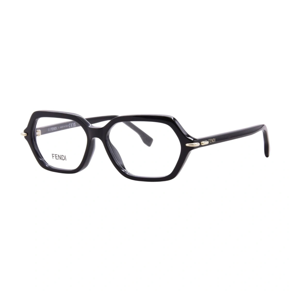 Authentic Fendi FE50125I black acetate women's optical frame luxury eyewear
