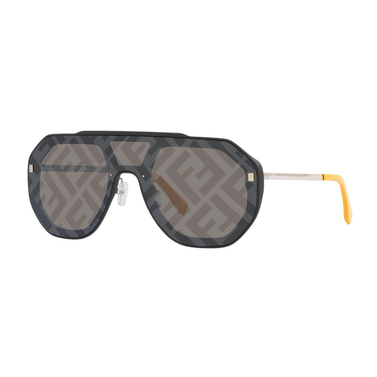 Luxury Fendi FE40006U designer shield sunglasses for unisex