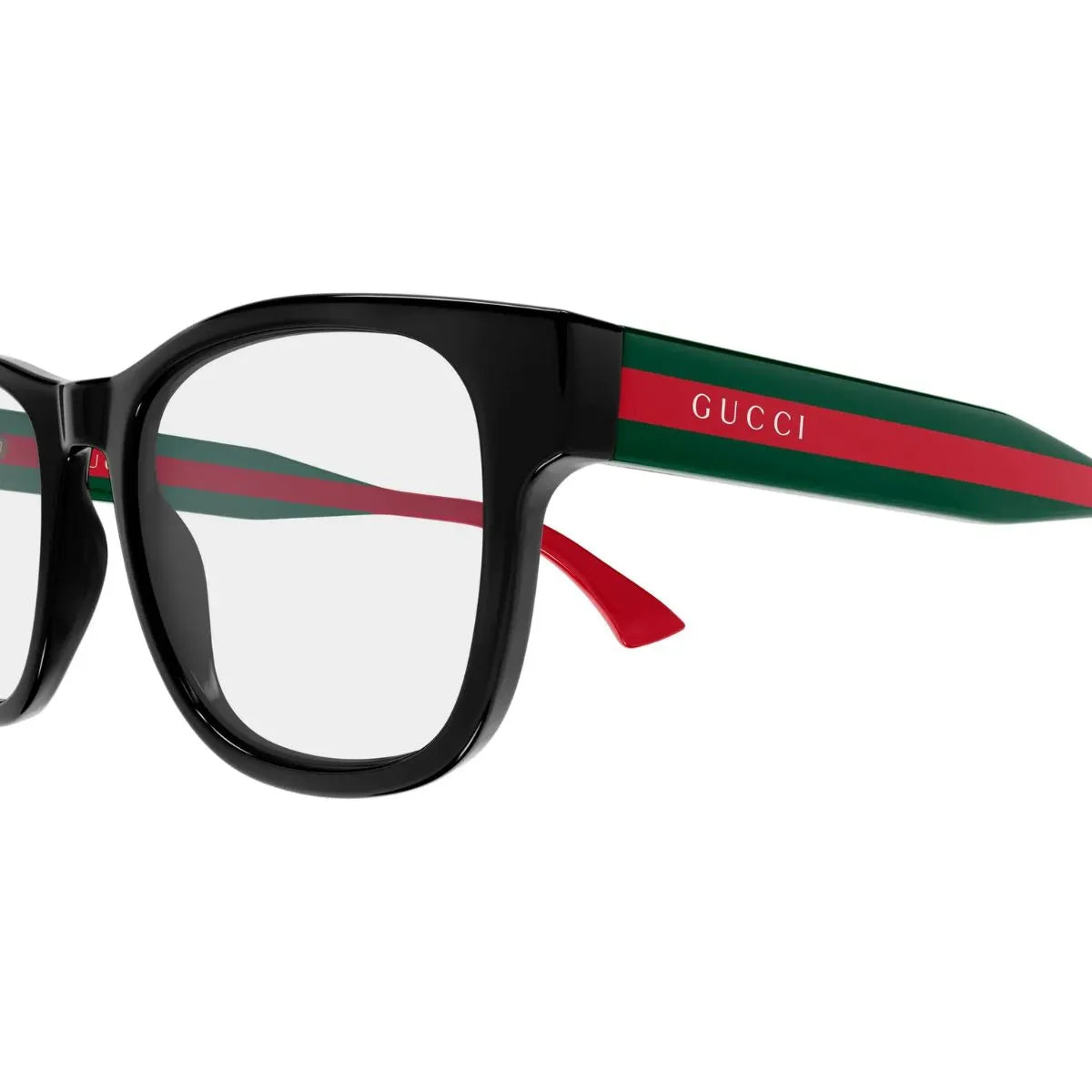 Authentic Gucci men’s square-shaped eyewear GG0004ONN 001 at Optorium India