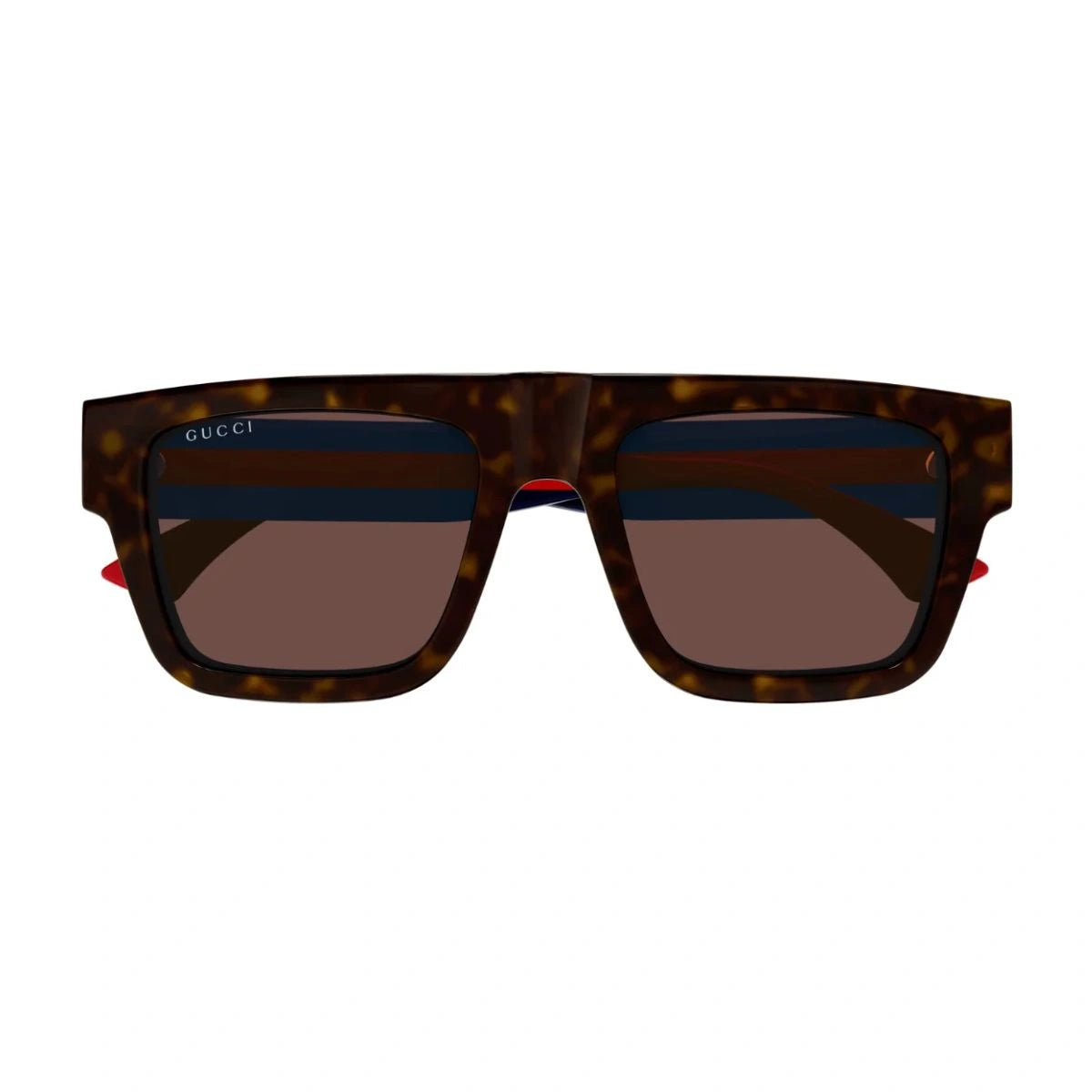 Authentic Gucci GG1868S 002 Dark Havana Square Unisex Sunglasses 