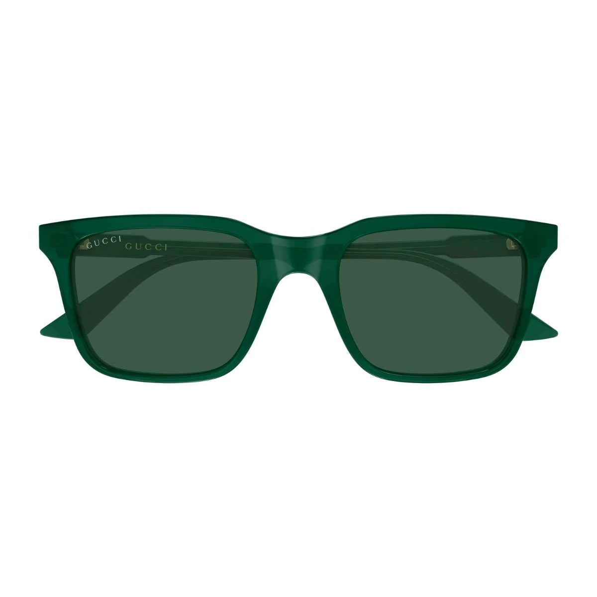 Gucci GG2114S 004 transparent green full frame men's sunglasses at Optorium India
