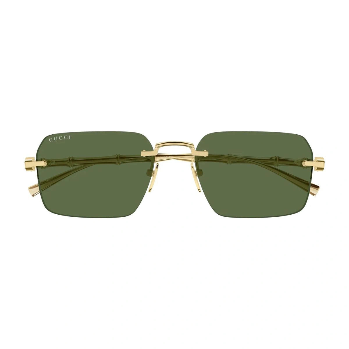 Gucci GG2154S 003 Unisex Gold Rimless Premium Designer Shades