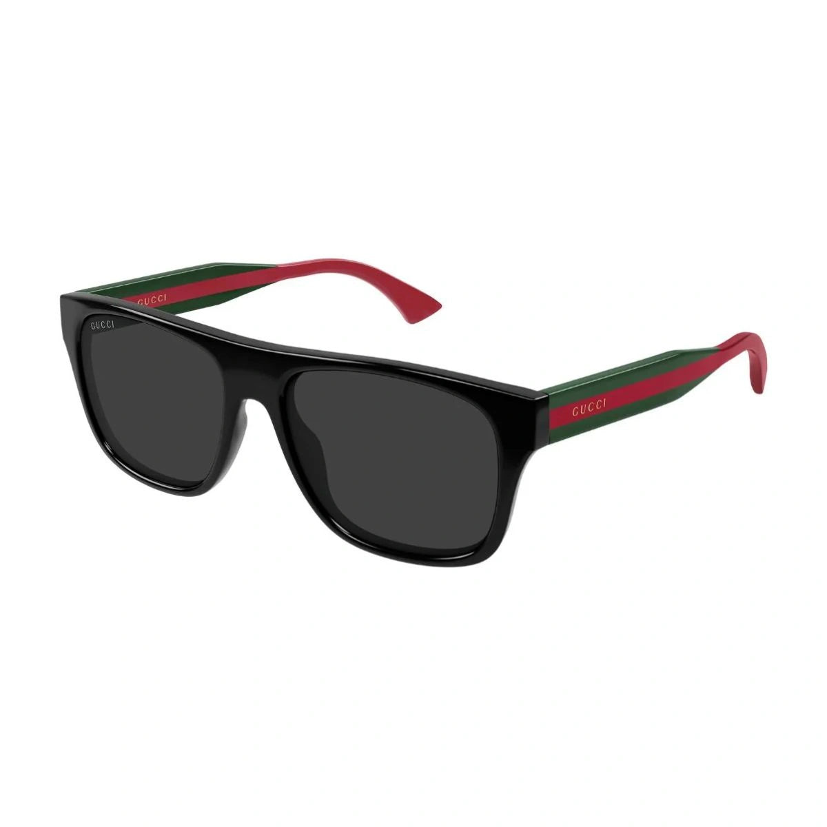 Gucci sunglasses black frame grey lens unisex style look