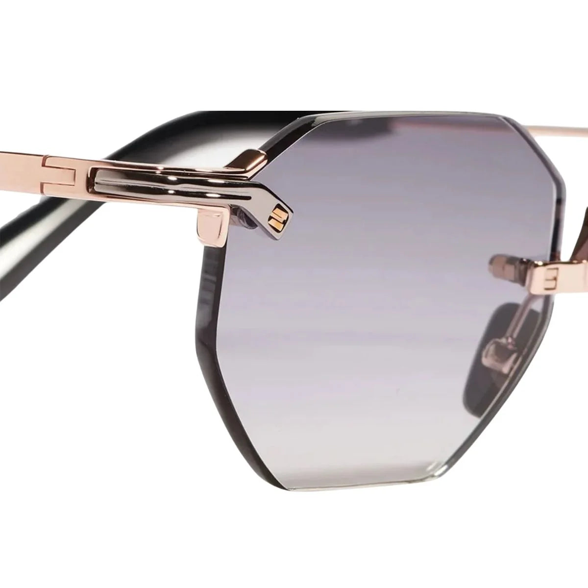Authentic John Dalia CURTIS French designer sunglasses with 18-carat marking