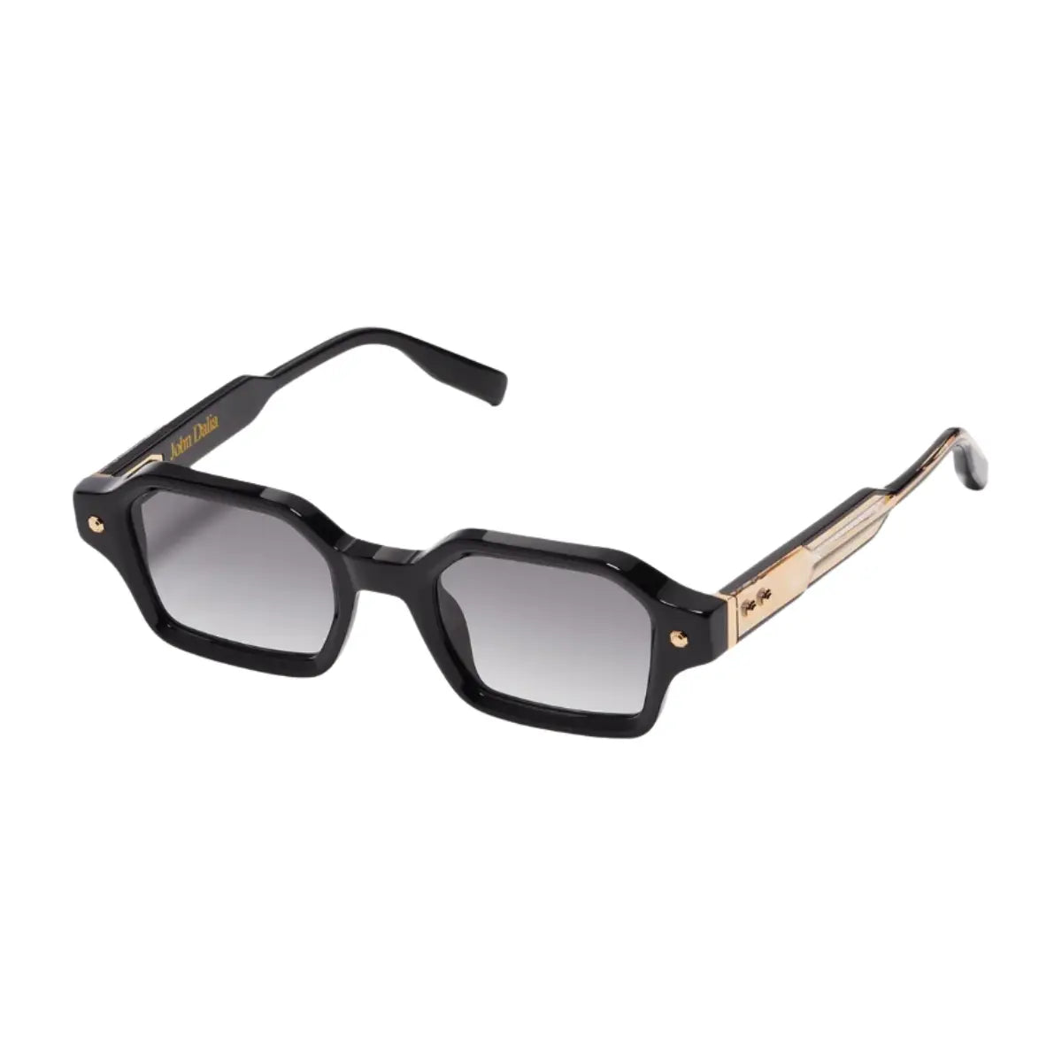 Authentic John Dalia P09 C600 Black and Gold Designer Sunglasses at Optorium India