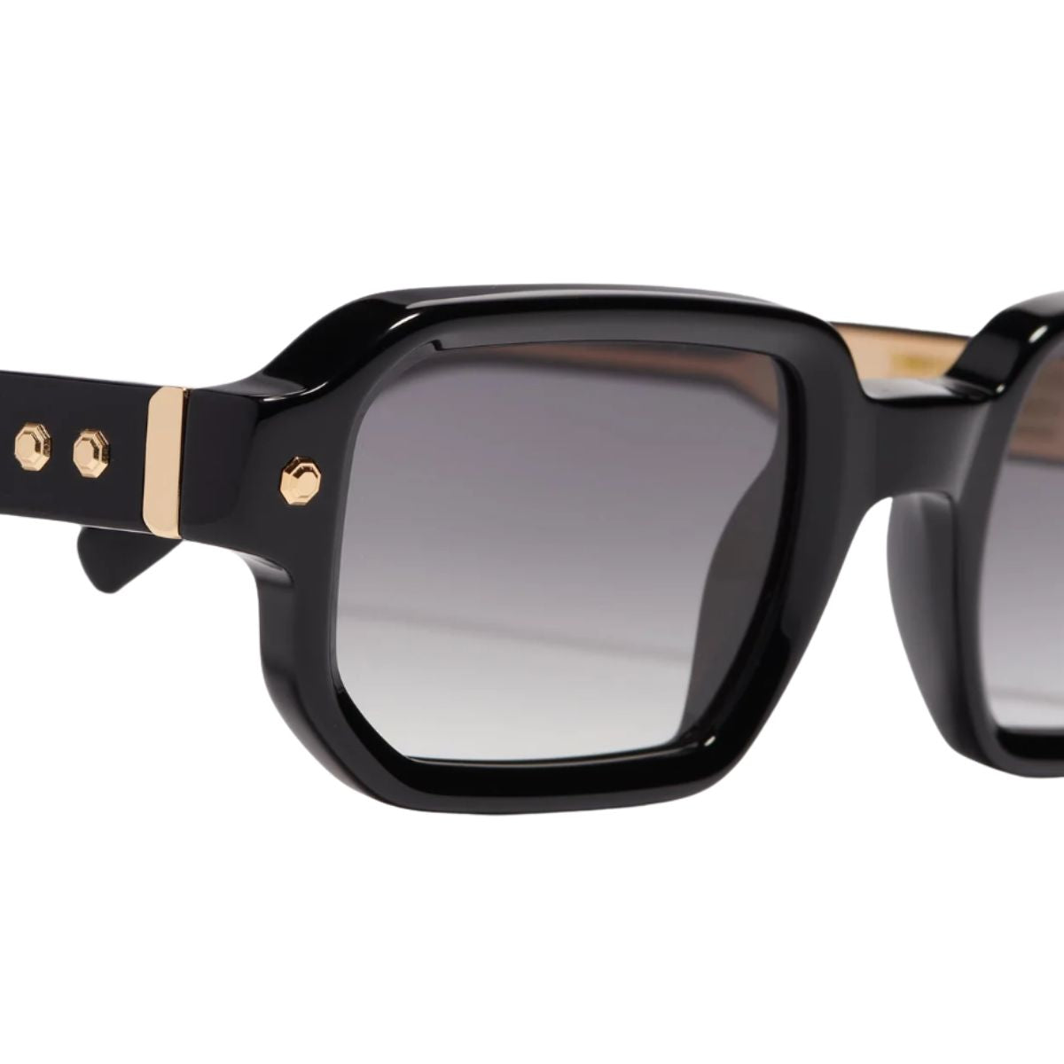 John Dalia full frame rectangle shades in black colour