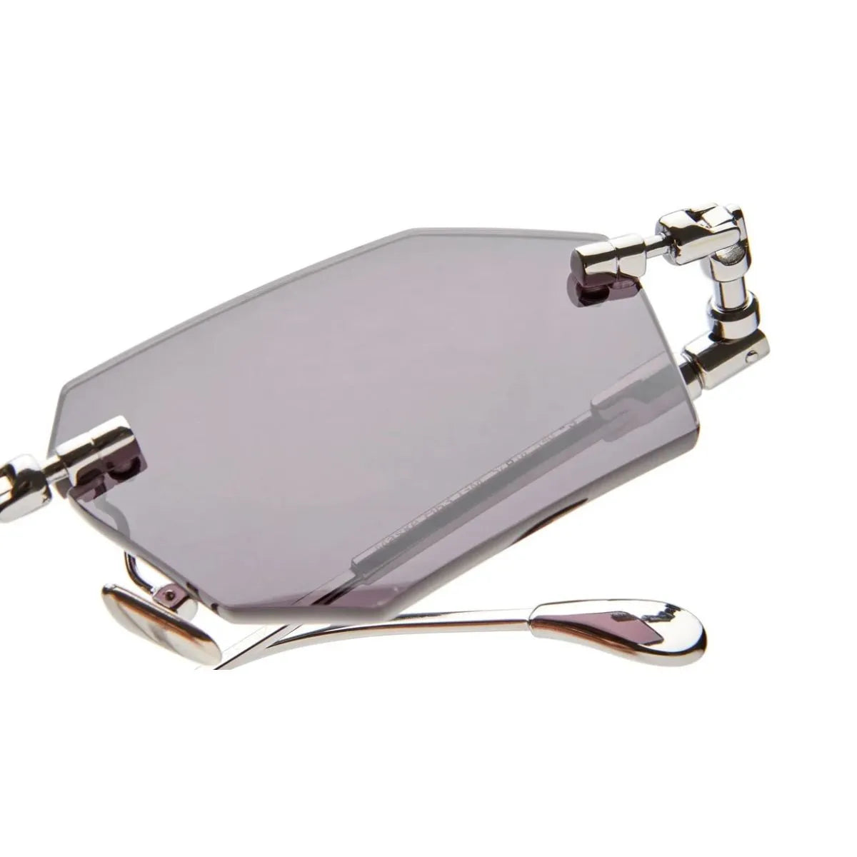Kuboraum Maske H63 GM unisex rimless sunglasses made in Italy