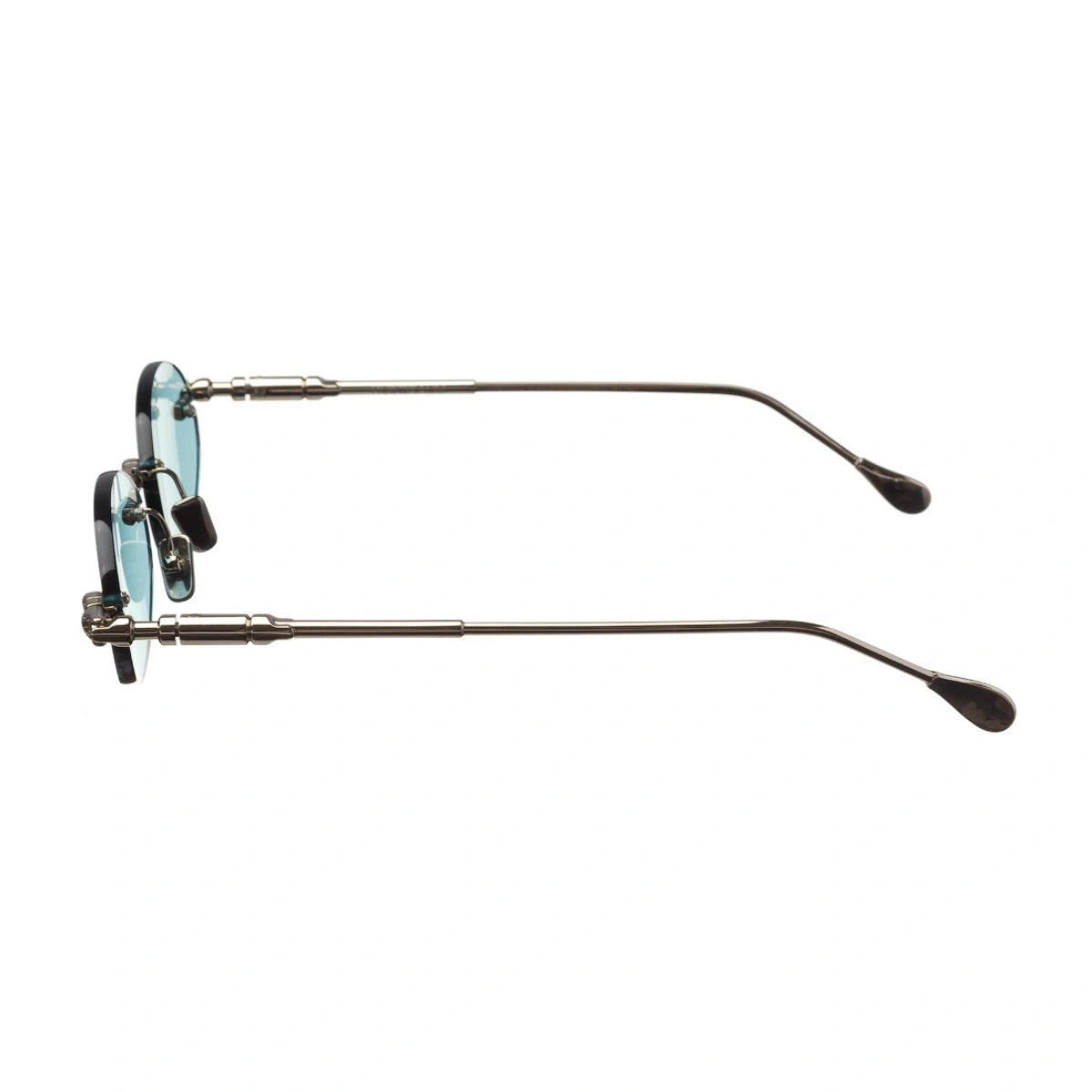 Kuboraum H62 LG premium oval eyewear with rimless designer structure