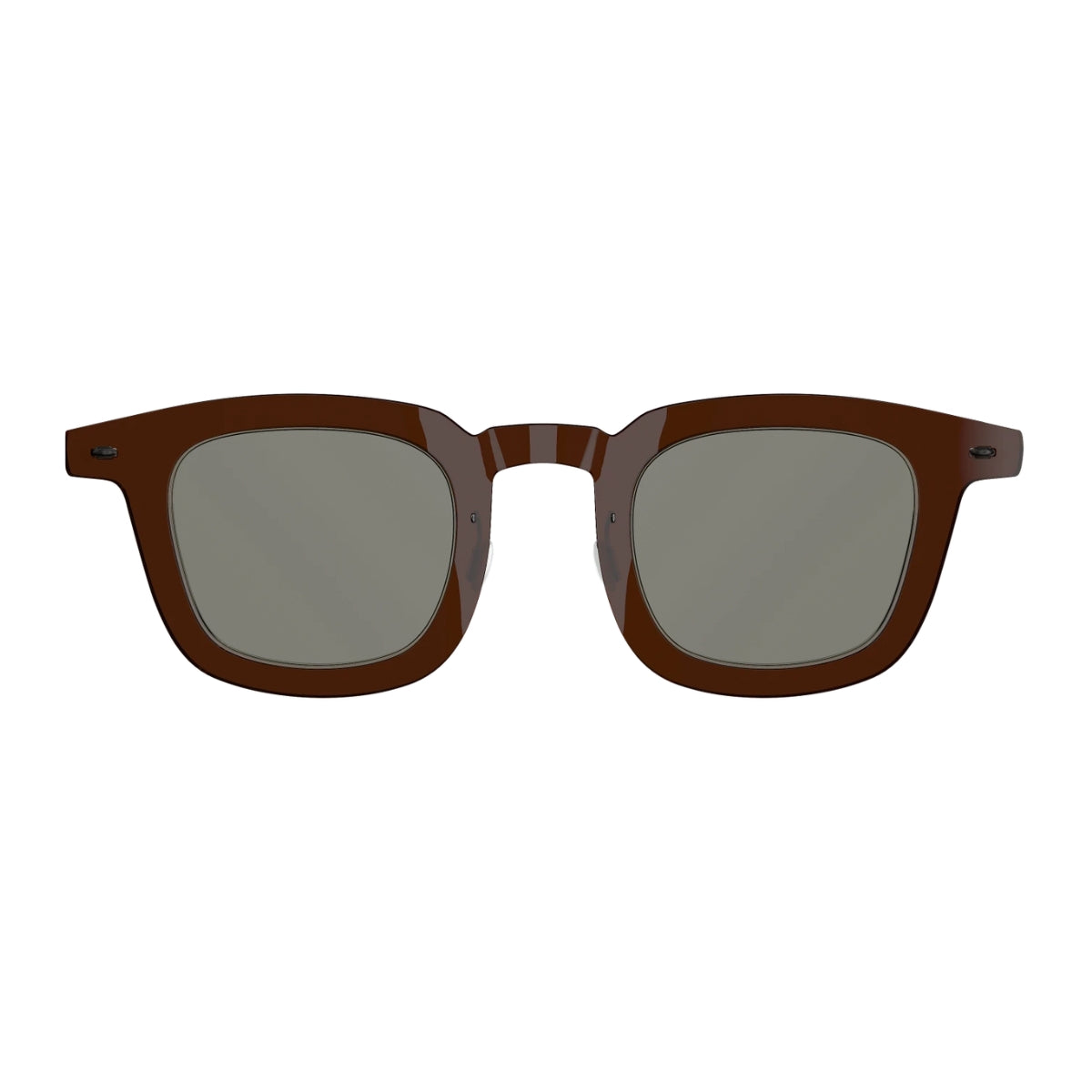 "Lindberg 8346 U9 titanium sunglasses with ZEISS brown lenses, luxury unisex eyewear, UV protection, minimalist Scandinavian design - Optorium"