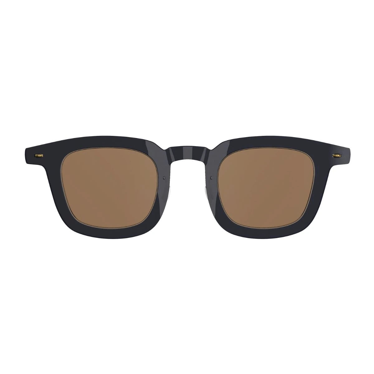 Trendy Lindberg Sun Titanium Black Unisex Sunglass 8346 GT | Optorium