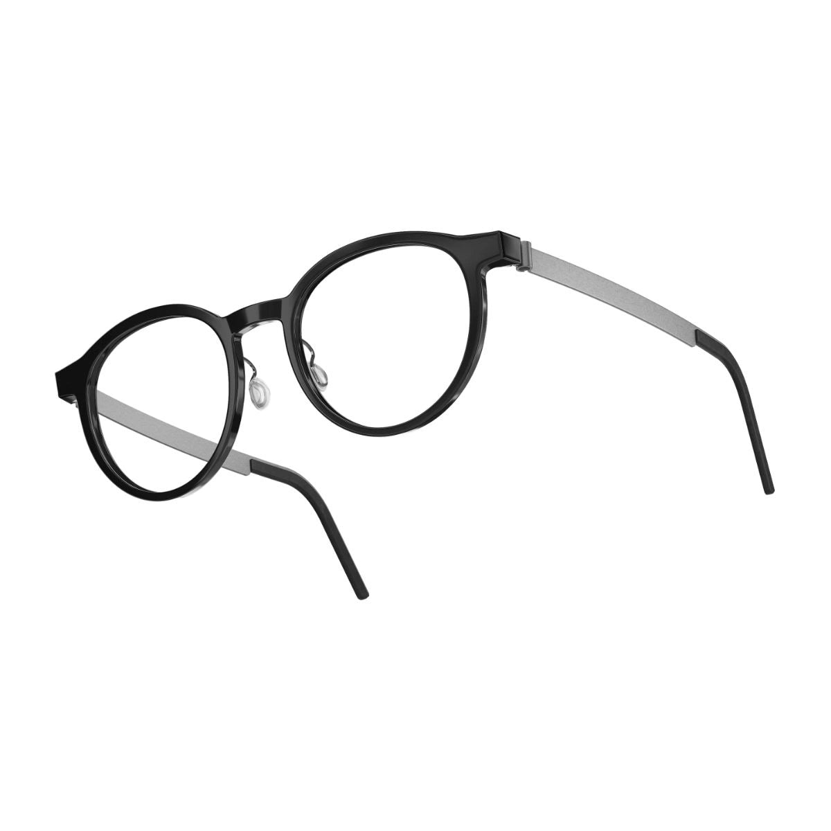 Stylish LINDBERG Acetanium 1270 AL35 round optical frame with titanium