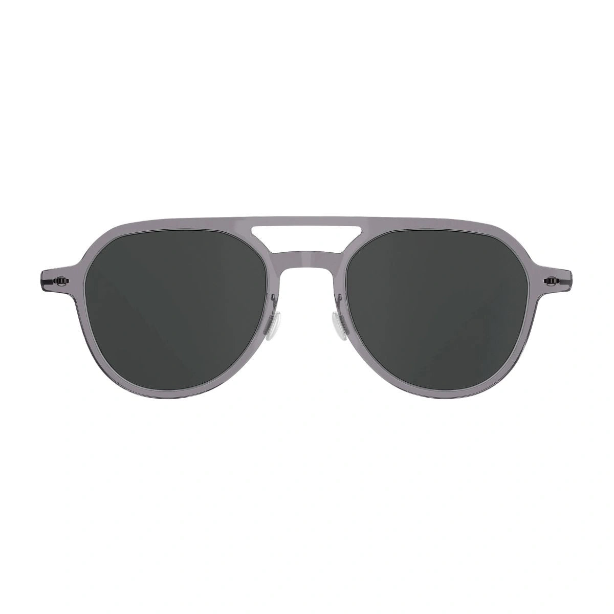 LINDBERG 83050 PU9 aviator sunglasses with dark grey UV lenses