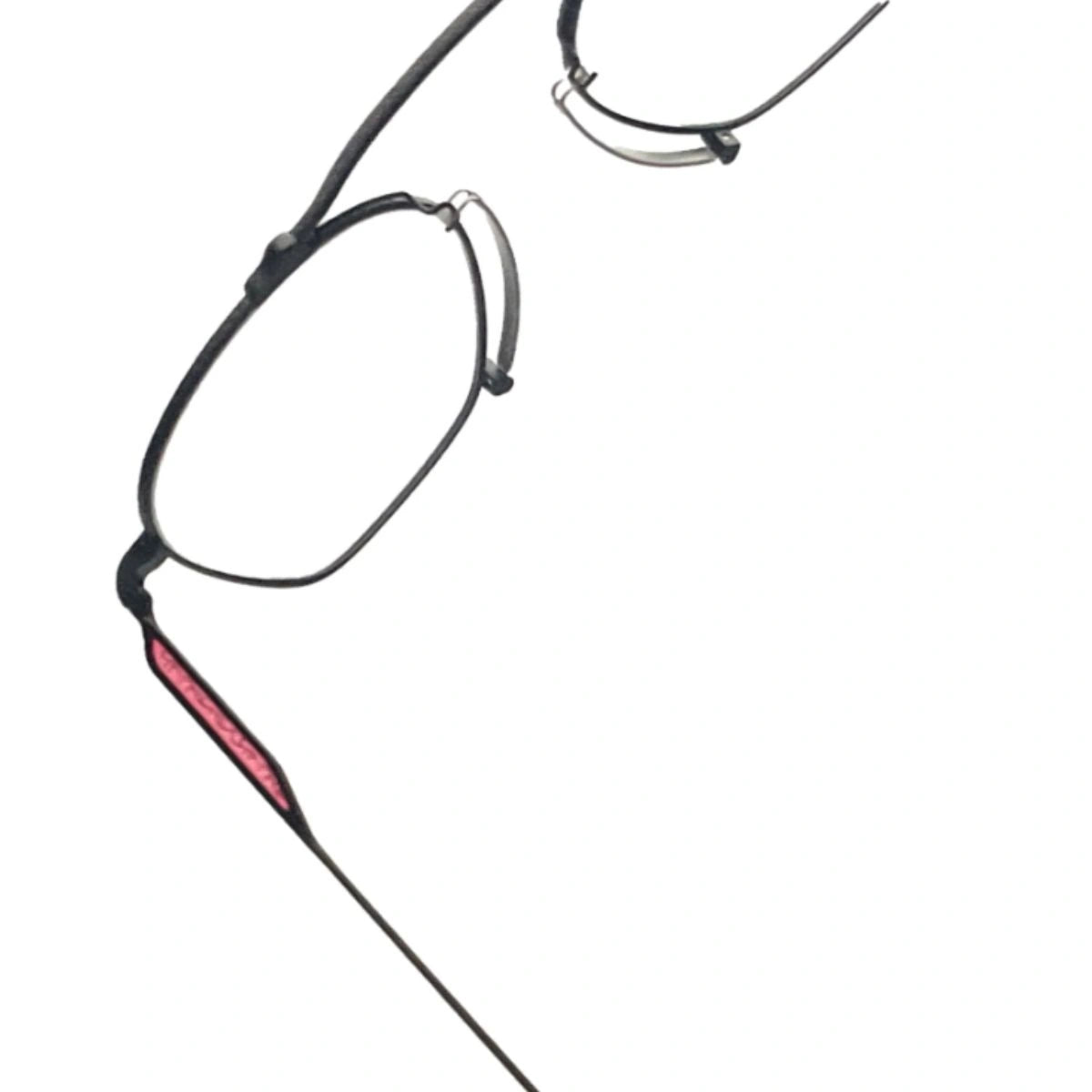 Pince-nez bridge Matsuda M3129 MBK full-rim titanium optical glasses